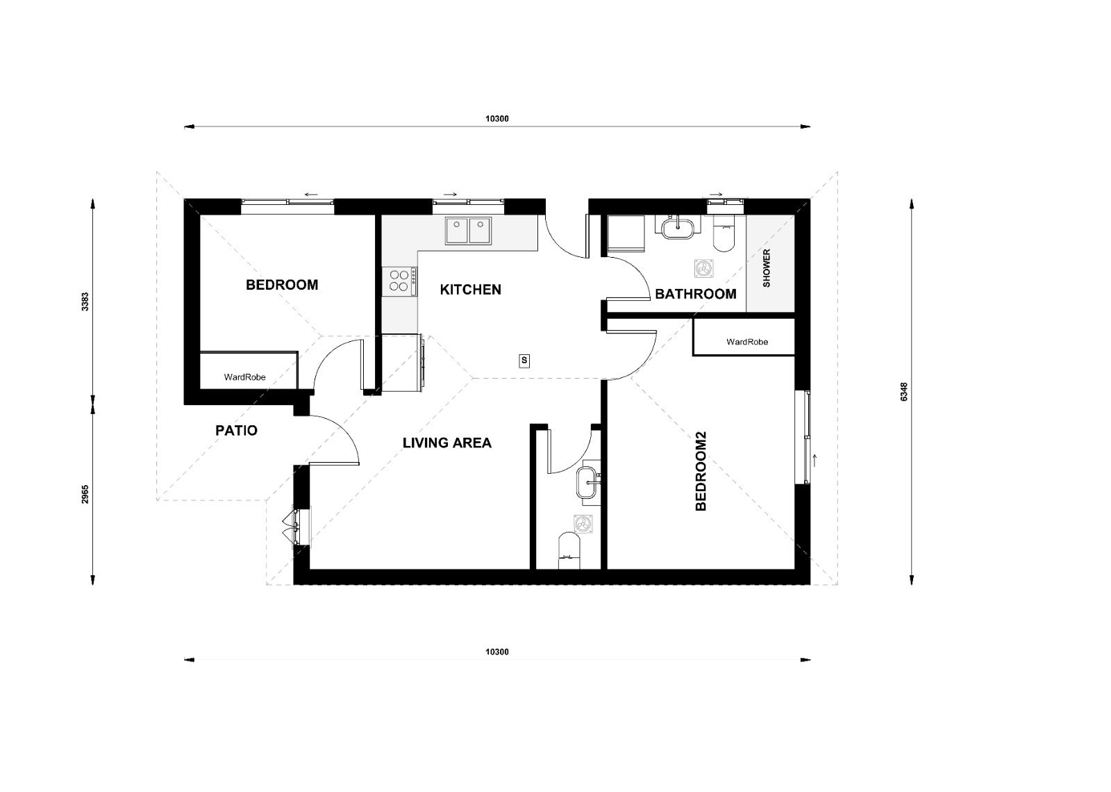 Floor plan · Claremont Meadows Granny Flat Construction Project