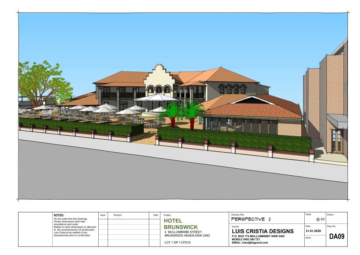 Báo cáo quy hoạch mở rộng Pavilion khách sạn Brunswick Heads