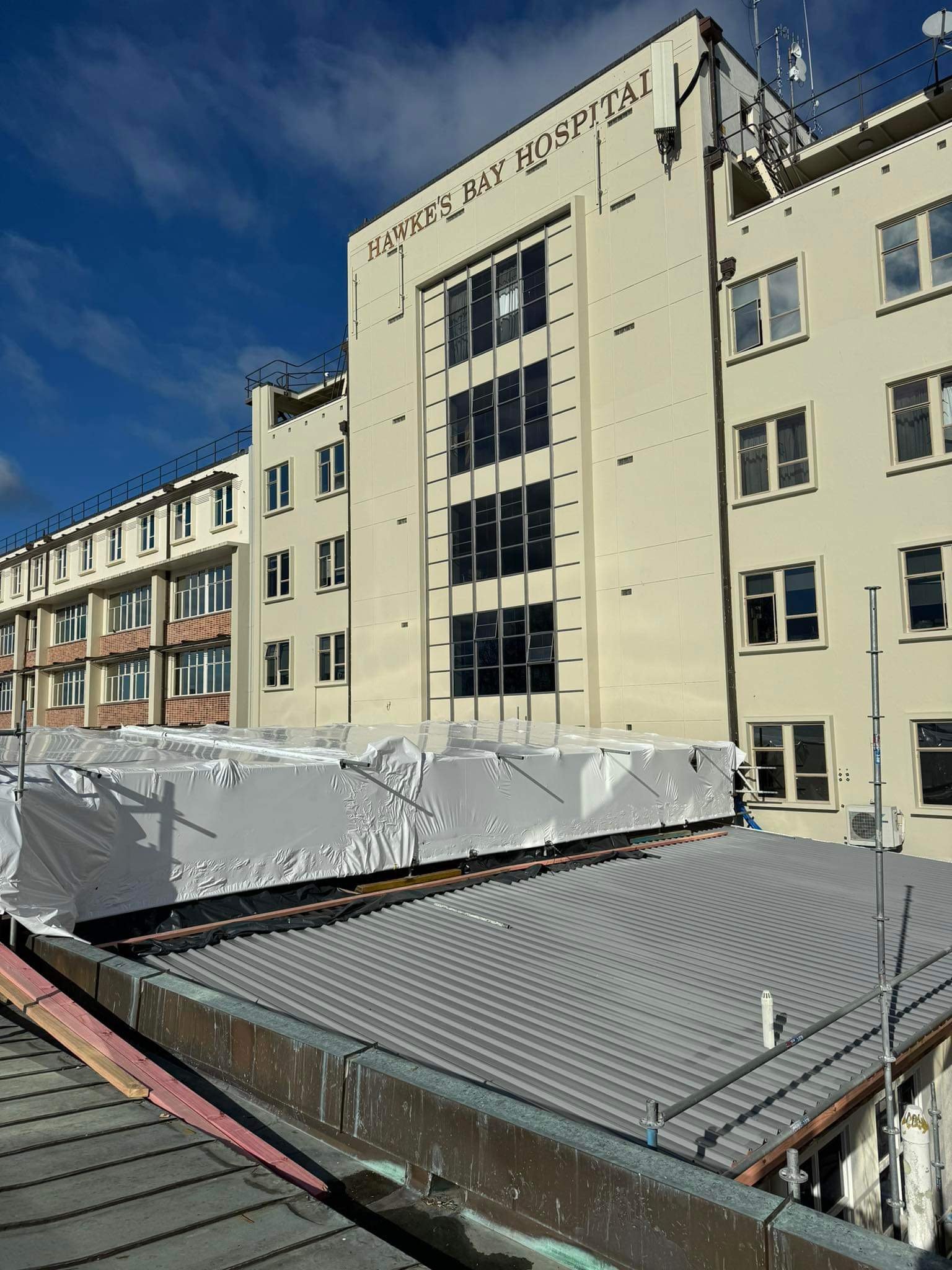 Hawks Bay Hospital Maternity Ward Roof Renovation