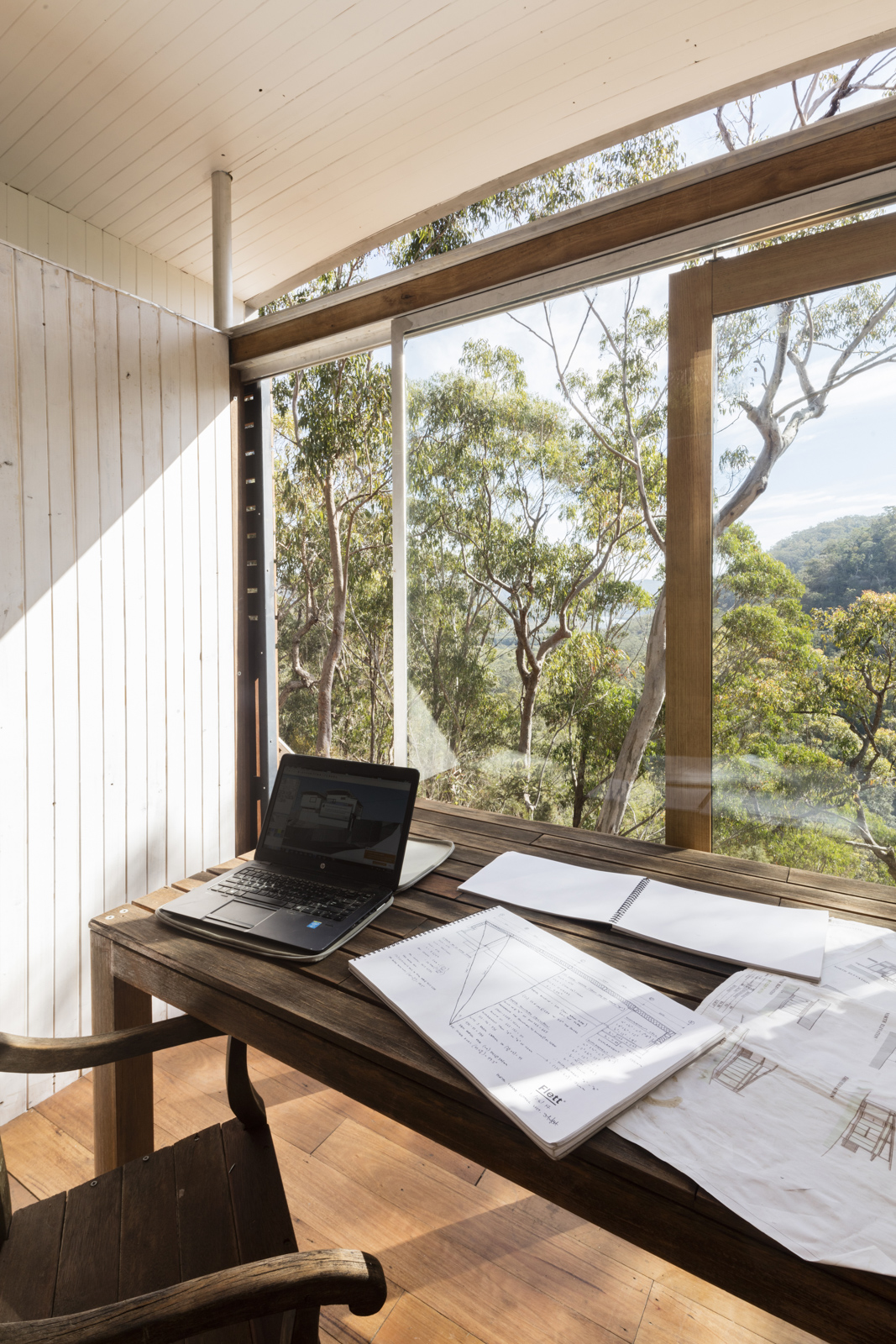 Outback Office: Mt White Recycled Materials Prefab Building