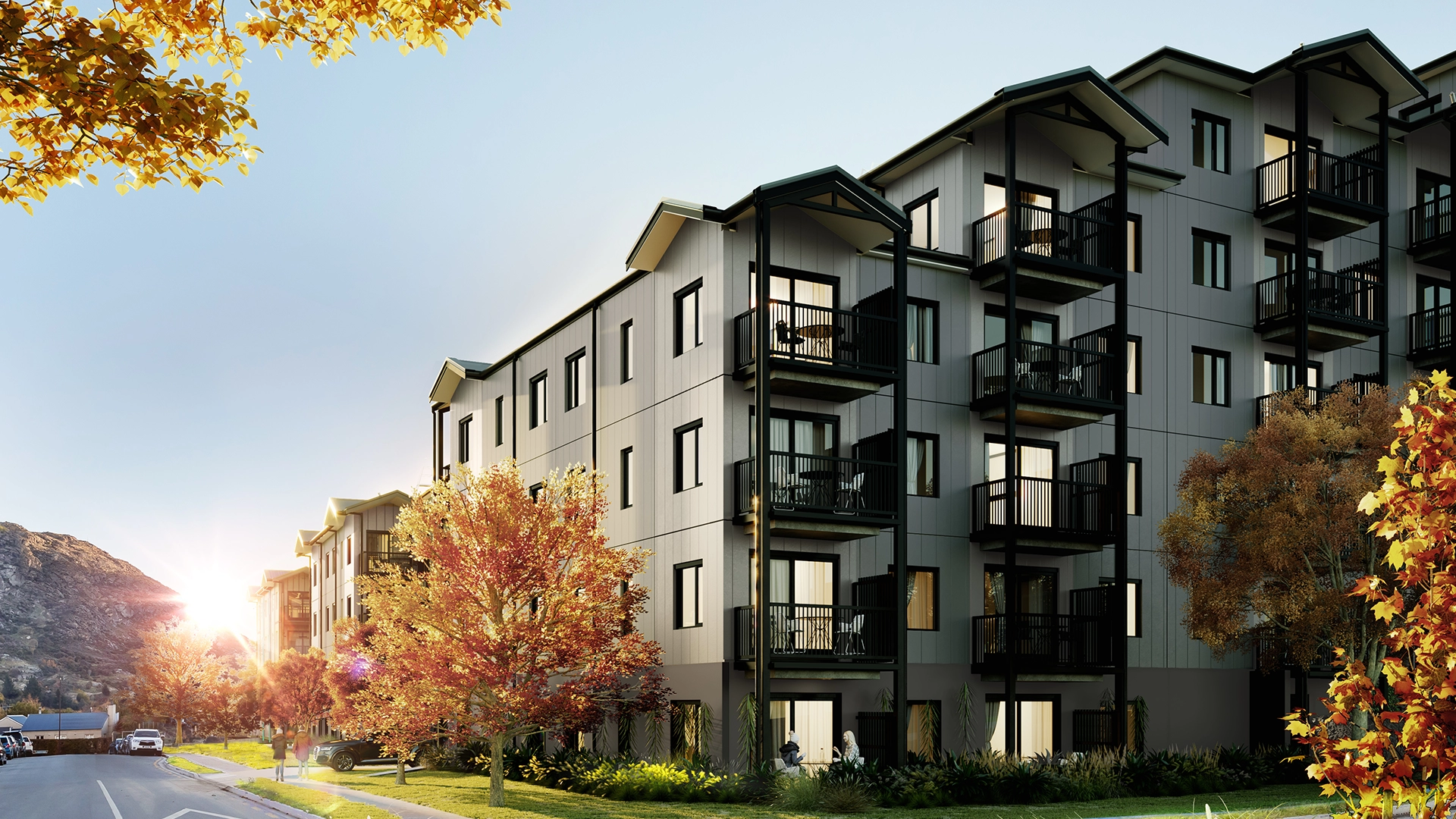 Queenstown的Toru Apartments公寓项目