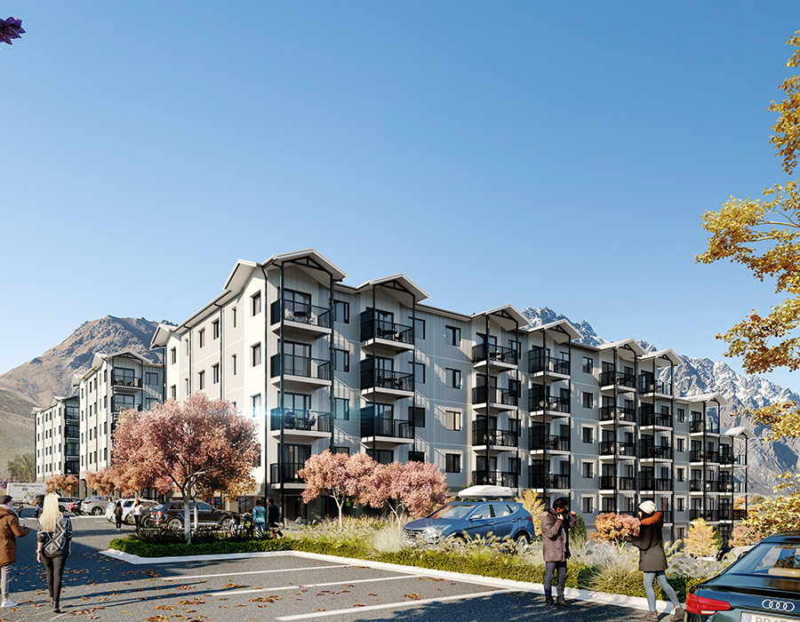 Queenstown的Toru Apartments公寓项目
