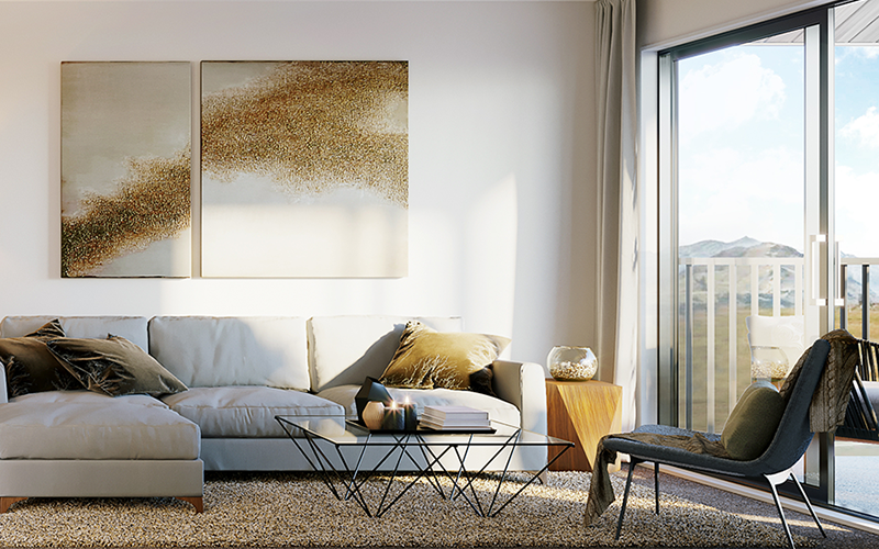 Queenstown的Toru Apartments公寓项目