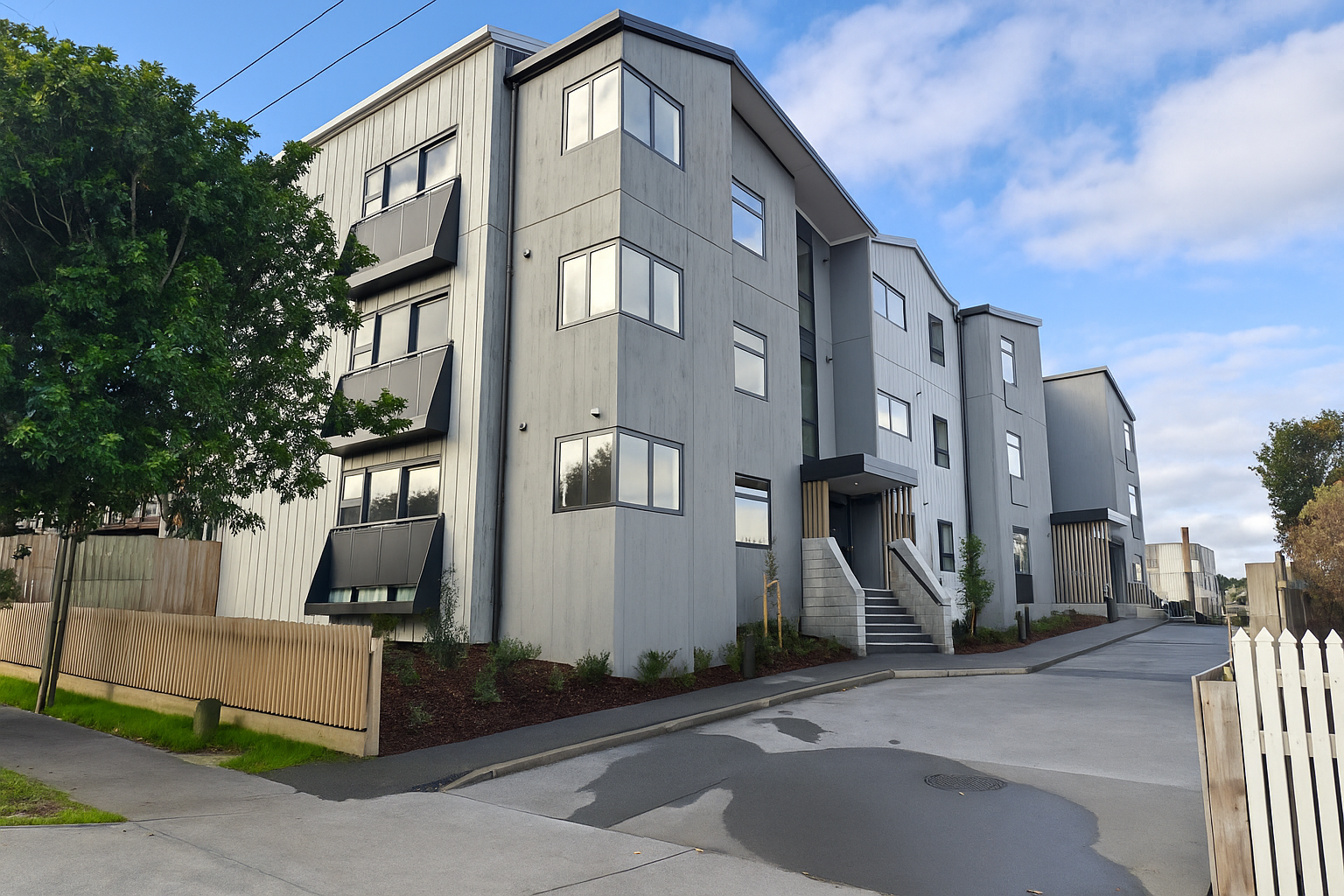 Auckland Fowlds Ave 15套三层公寓土木工程
