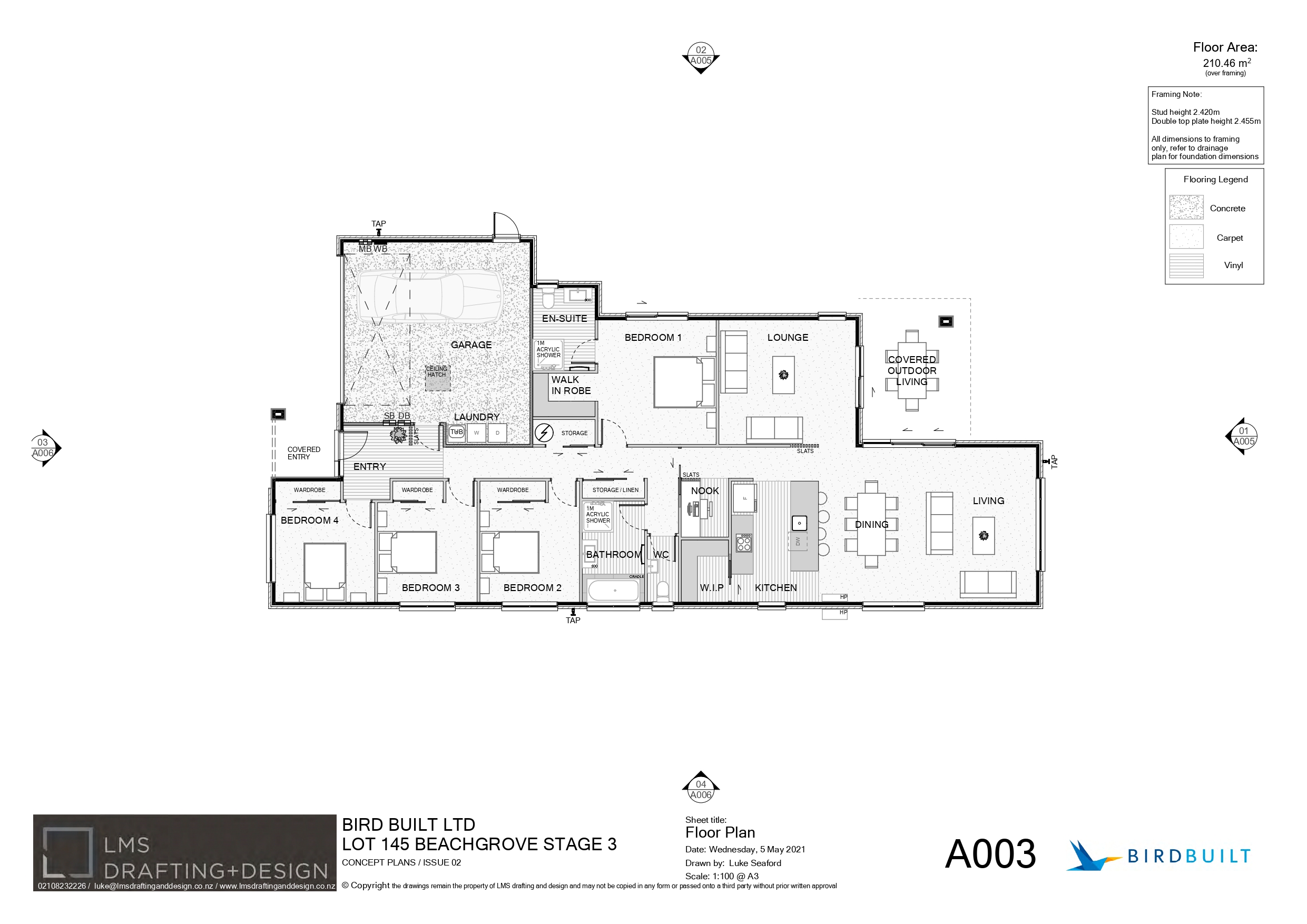 平面图 · 凯艾波伊Beachgrove新建住宅