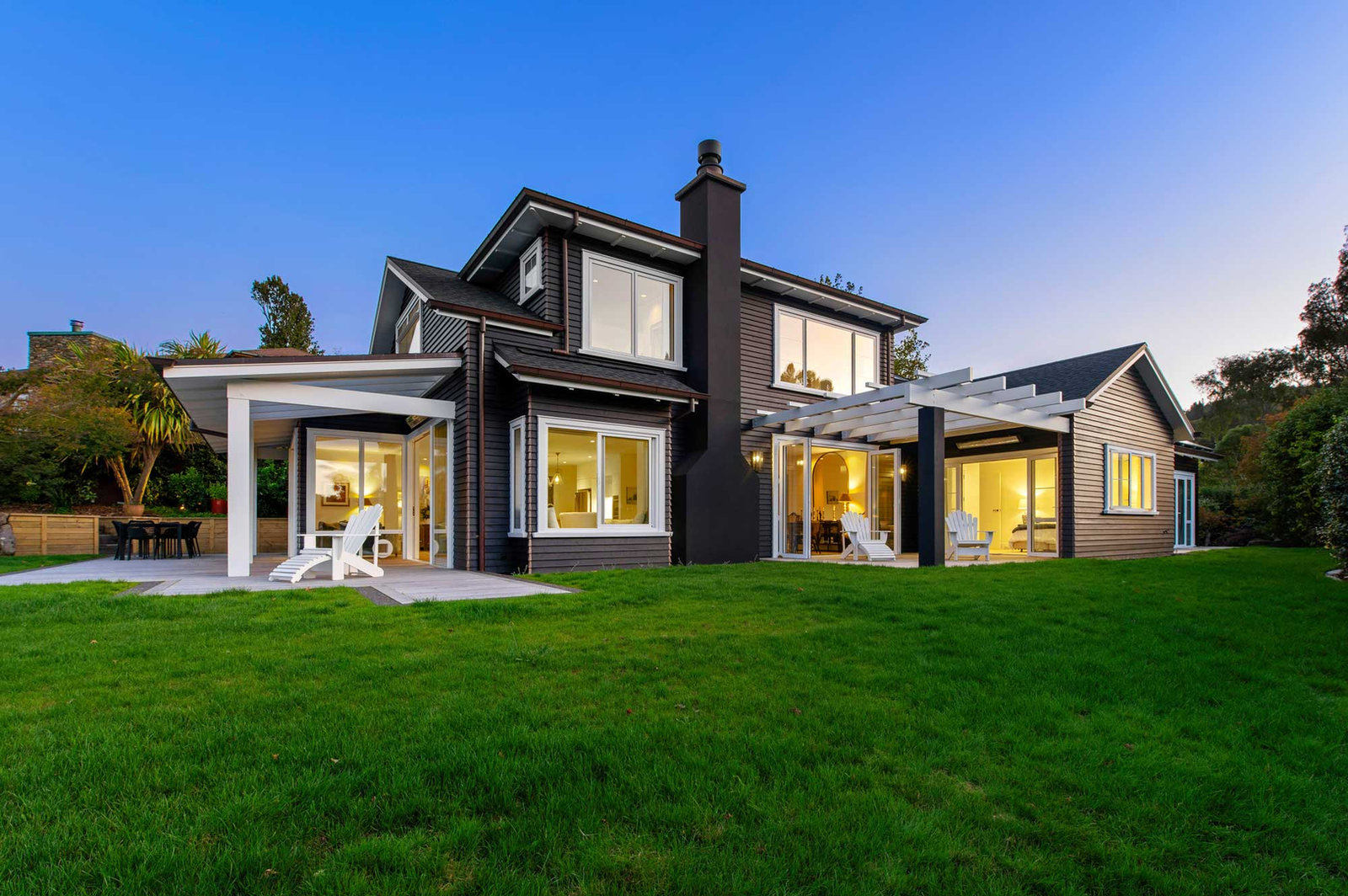Rebirth on the shores of Lake Okareka: Cape Cod style holiday home