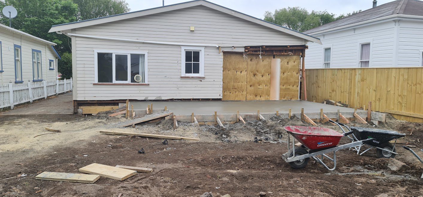 Whanganui East 1914 bungalow extension and renovation