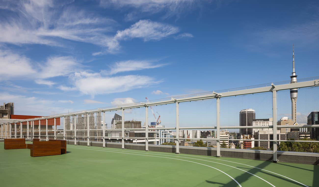 University of Auckland Sports and Health Centre Hiwa Cable Net Engineering