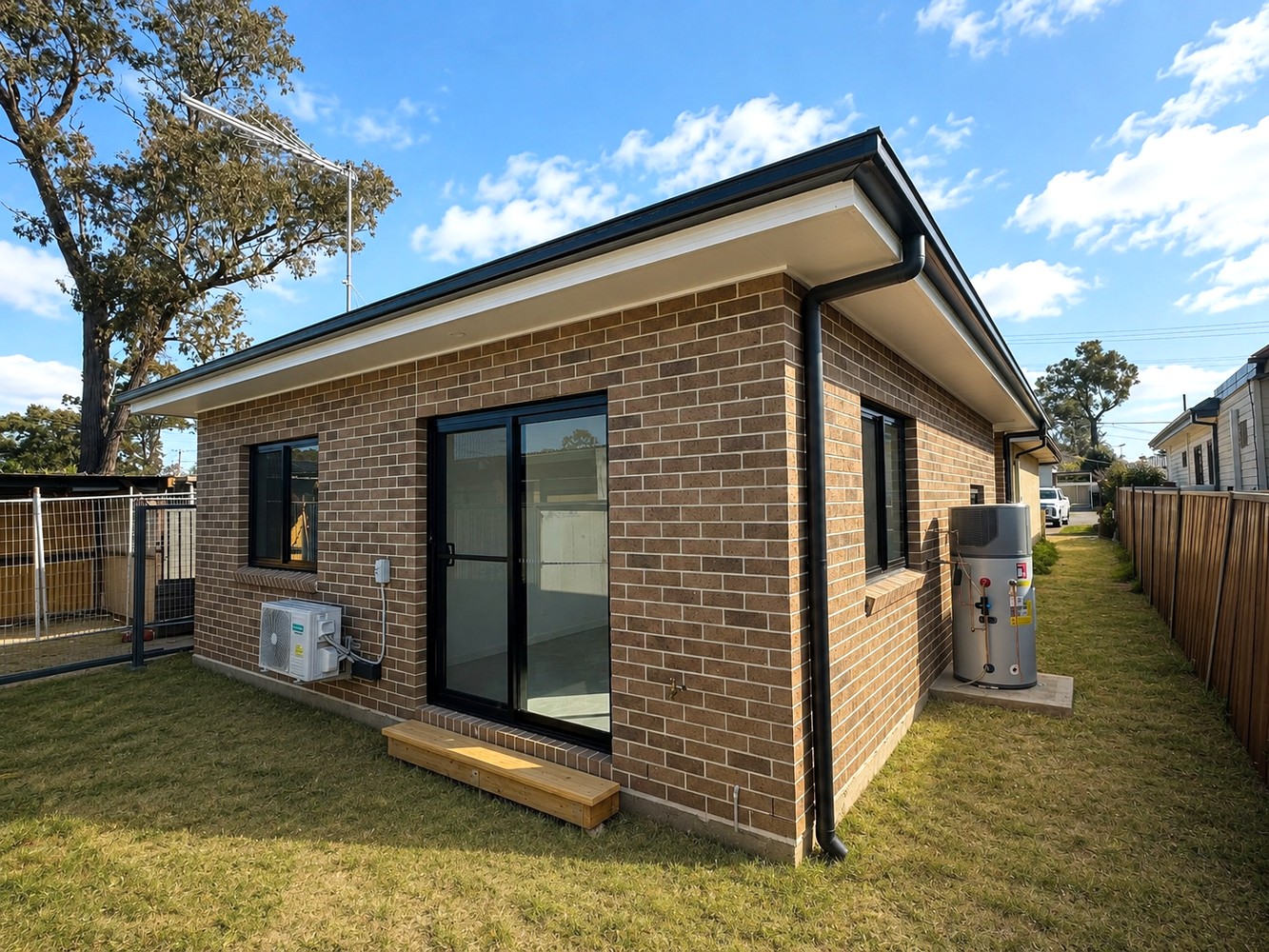 Colyton Backyard Cottage, Two-Bedroom Brick and Tile Design