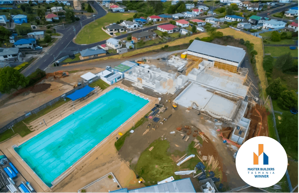مشروع تطوير مركز Burnie للرياضات المائية