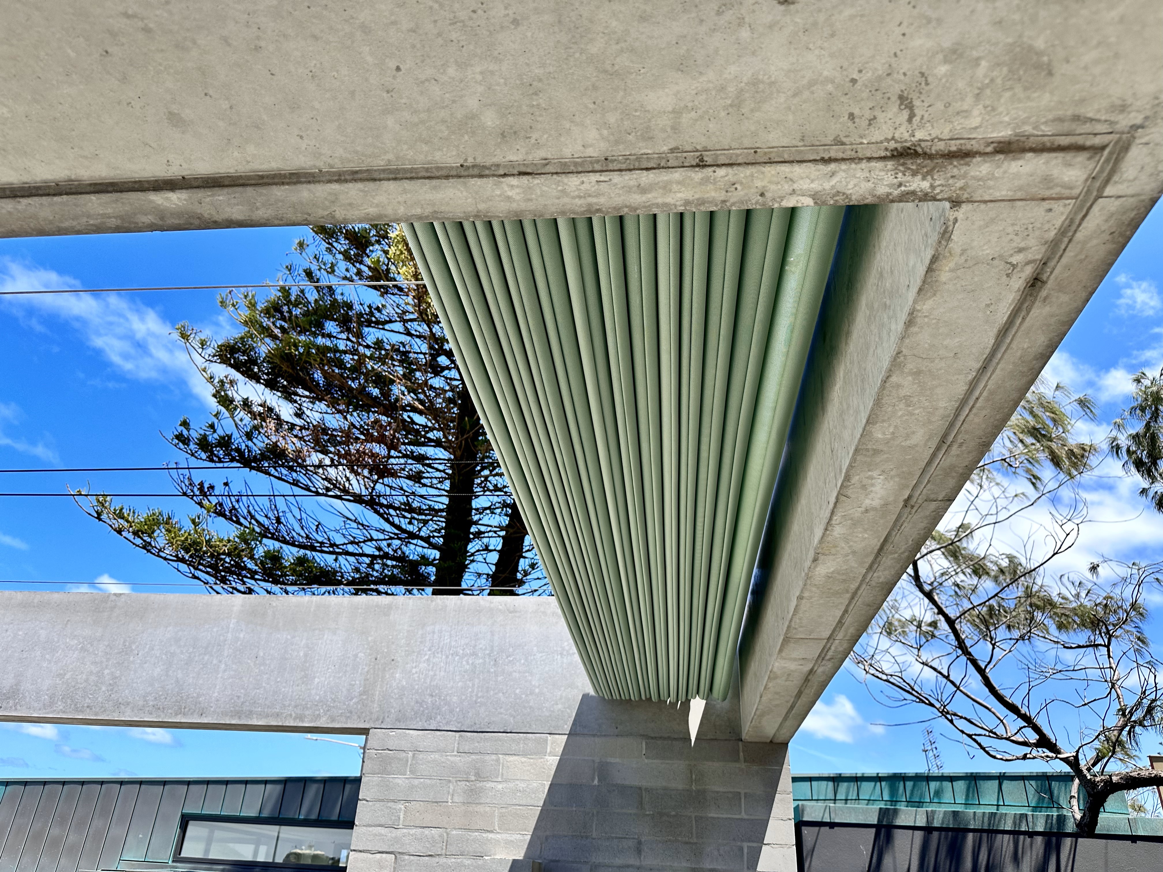 Shaderunner Awning Installation for Newcastle East Waterfront Home