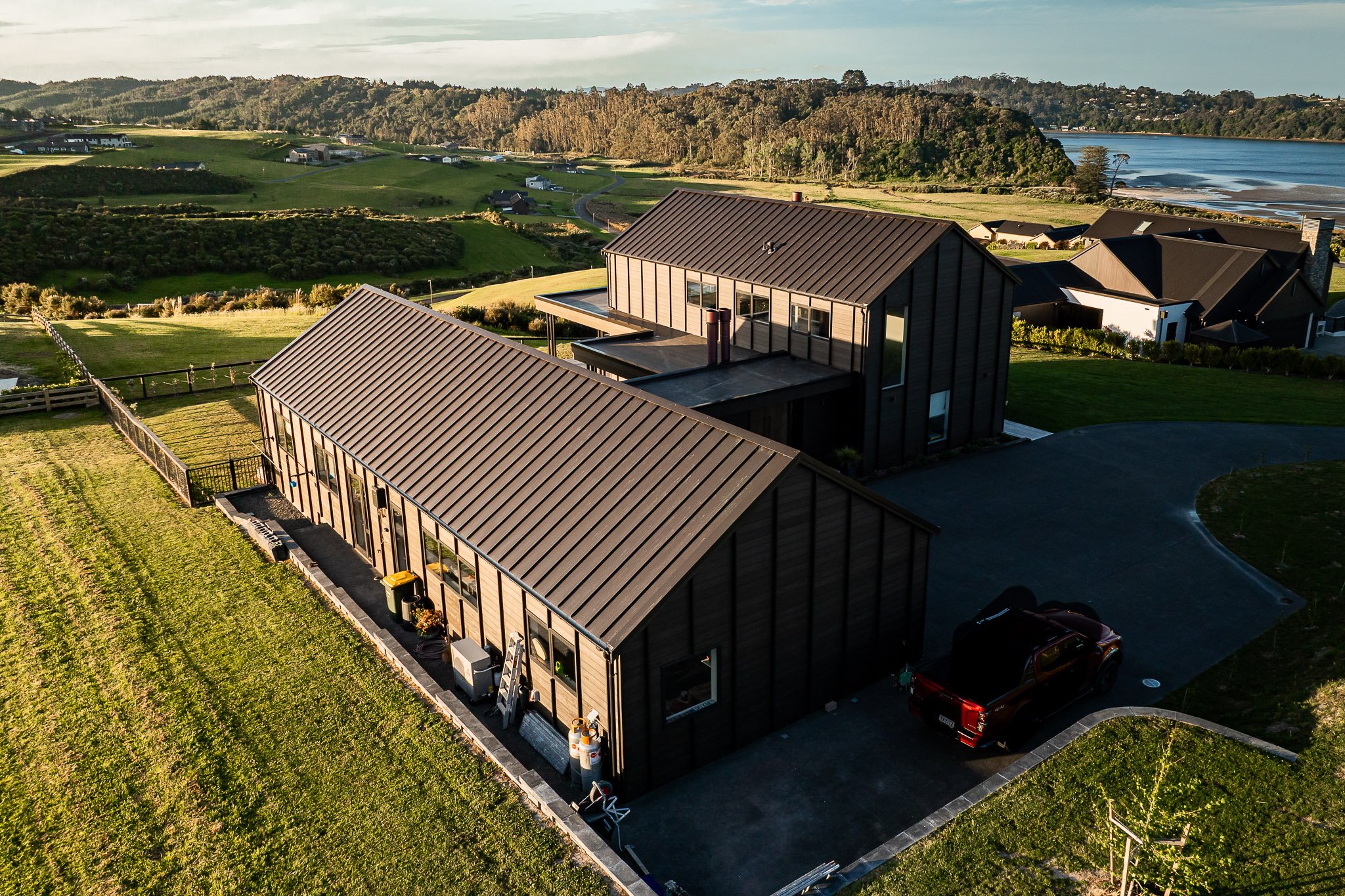 New residential home at The Ridge, Weiti Bay, Auckland