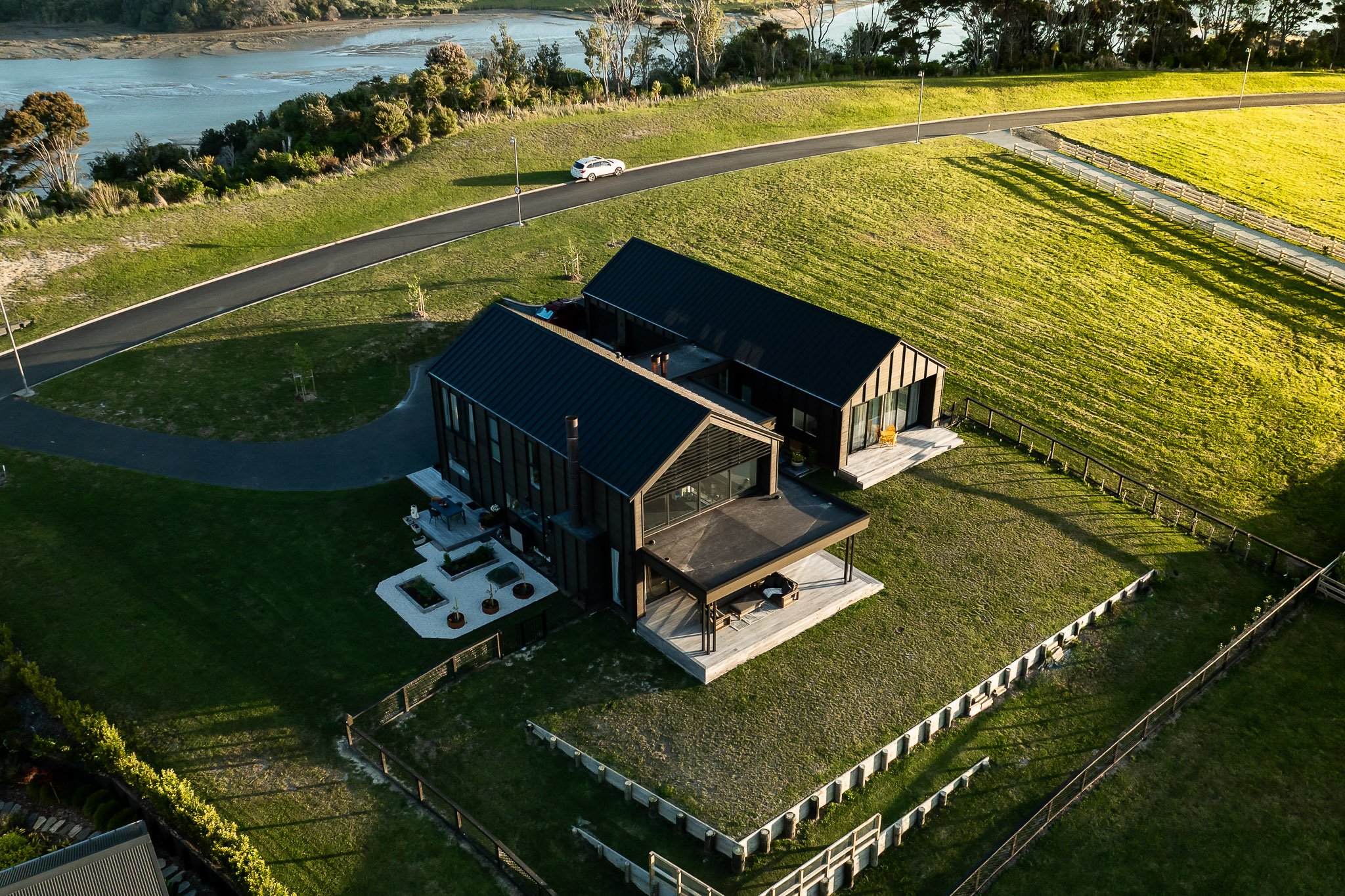 New residential home at The Ridge, Weiti Bay, Auckland