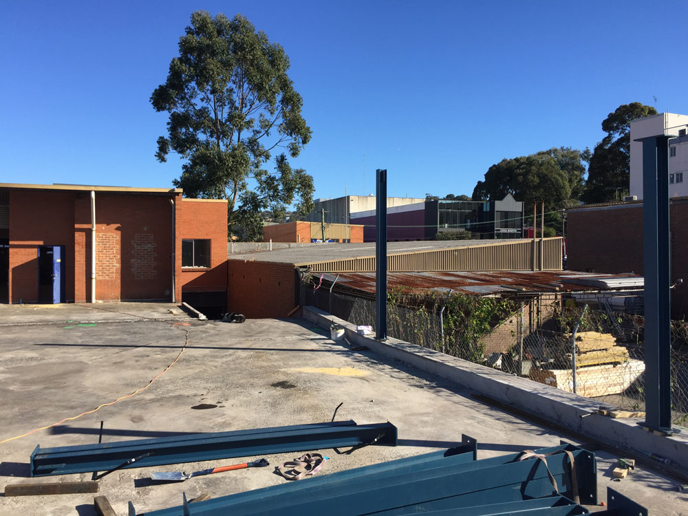 Second Storey Addition to Warehouse in Brookvale