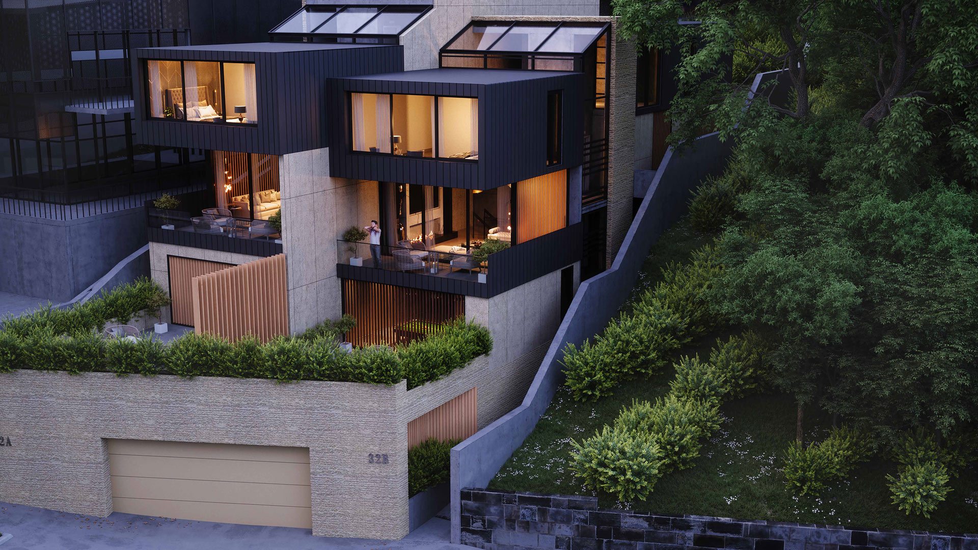 Bellevue Hill Modern Duplex Residence