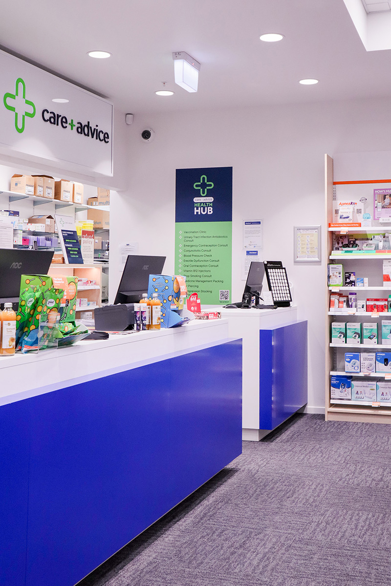 Unichem Richmond Pharmacy Retail Fitout