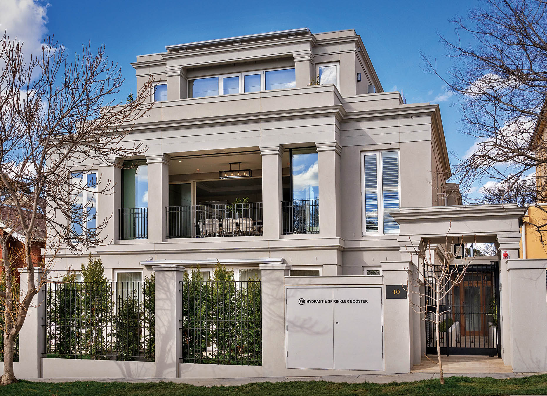 Mathoura Residences in Toorak, four boutique residences
