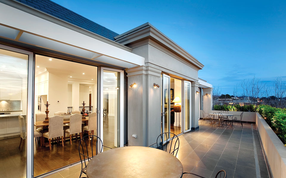 Five-apartment development at 82 Mathoura Road, Toorak