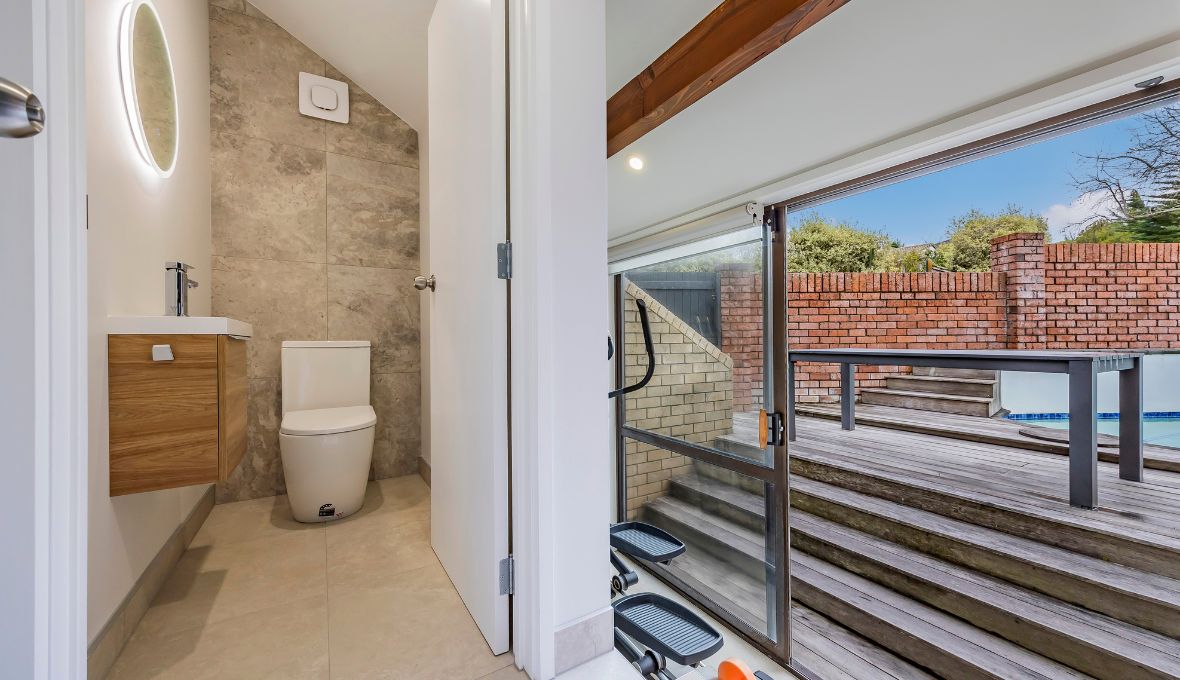 West Harbour Luxury Bathroom Renovation and Guest Ensuite by the Pool