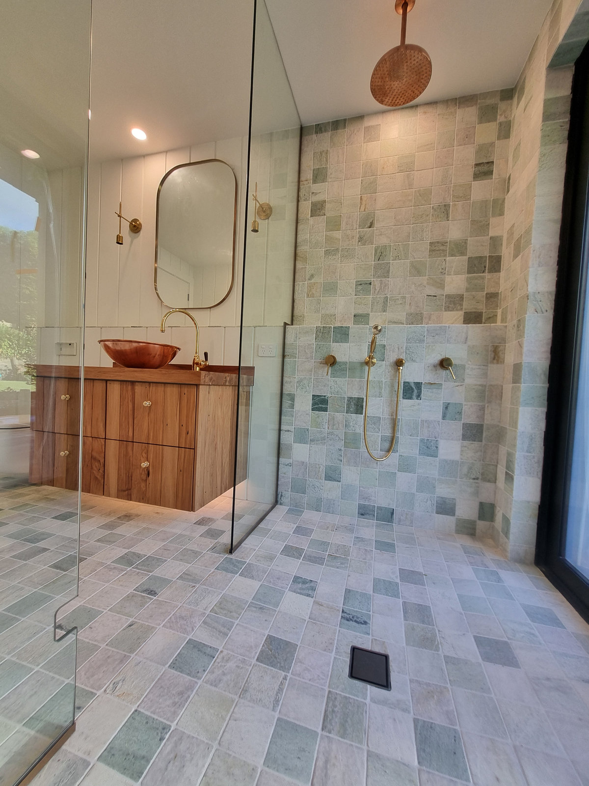 Acacia Bay Vintage Style Bathroom Tile Renovation