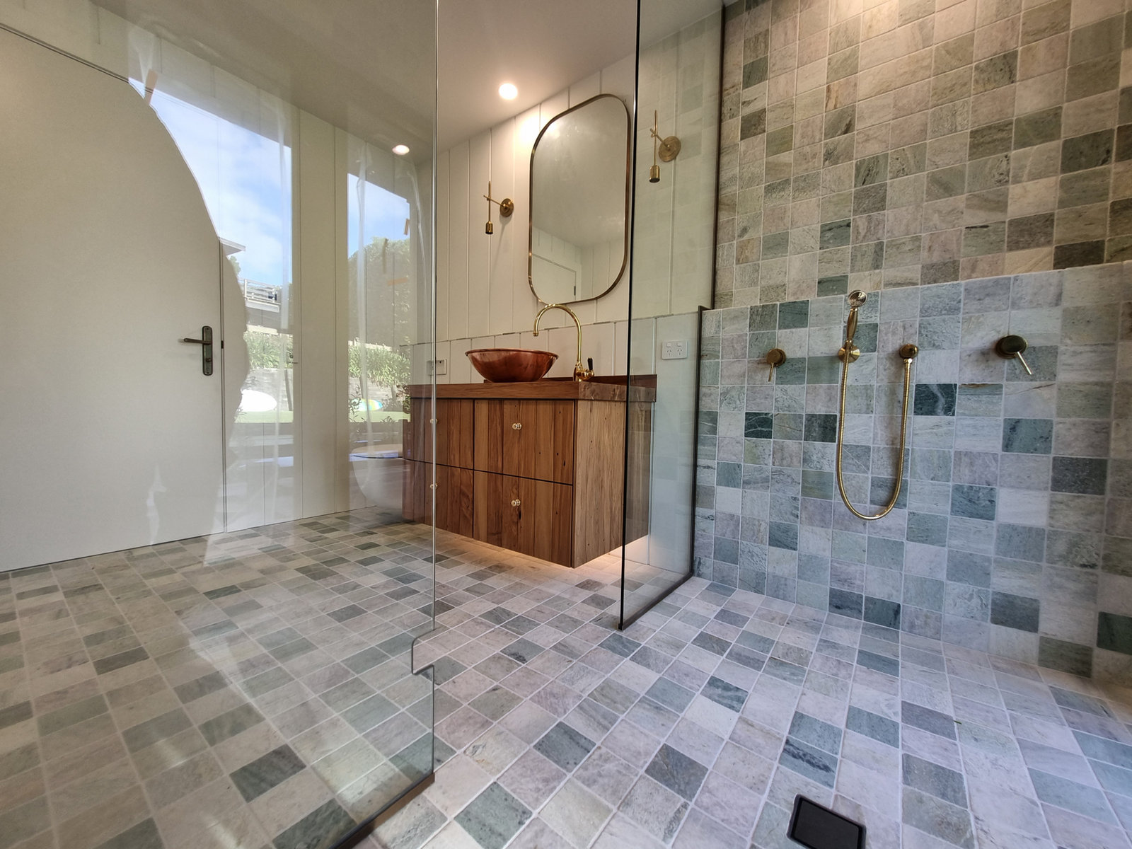 Acacia Bay Vintage Style Bathroom Tile Renovation