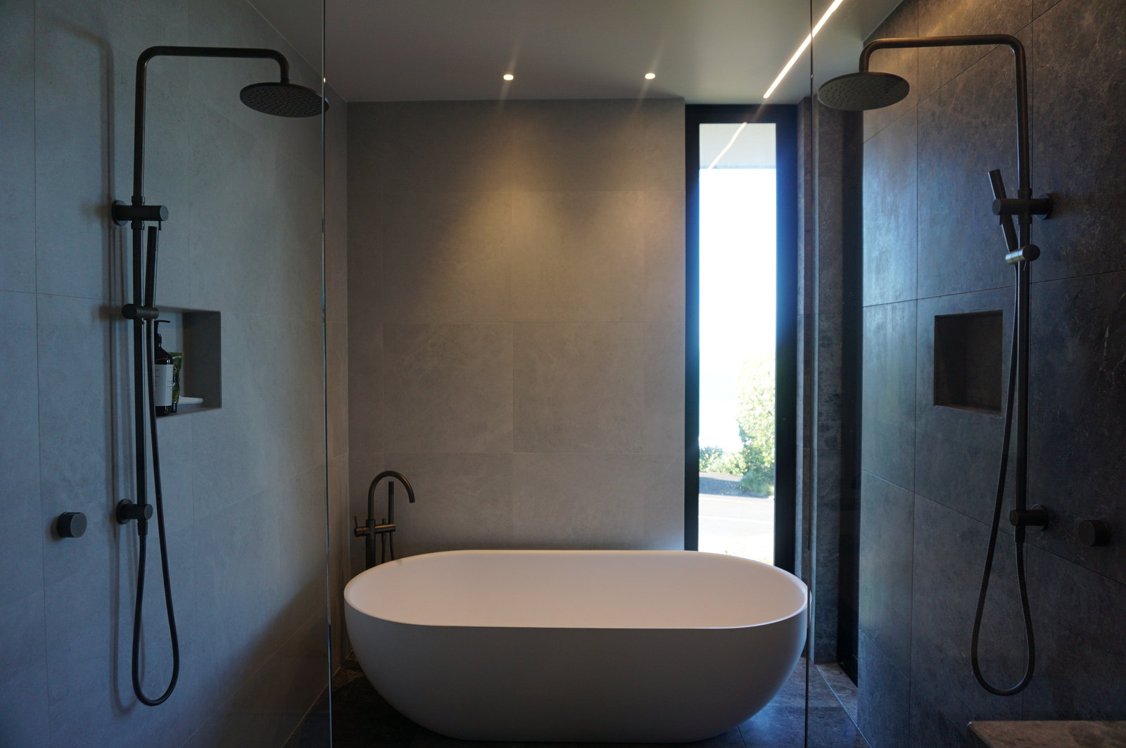 Master Ensuite Tile Works - Ross Residential