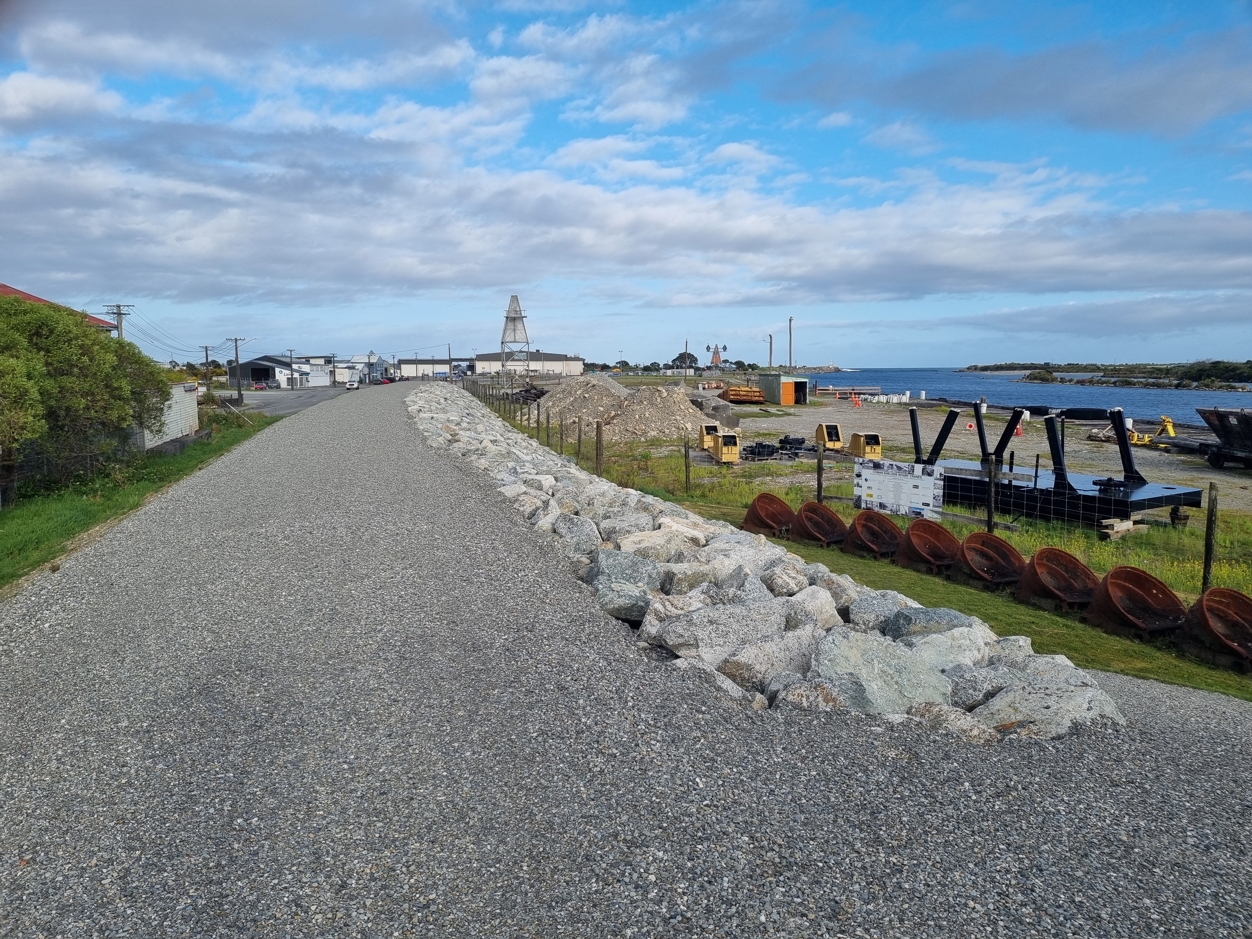 Greymouth Flood Wall Upgrade Project Stages 1 to 5