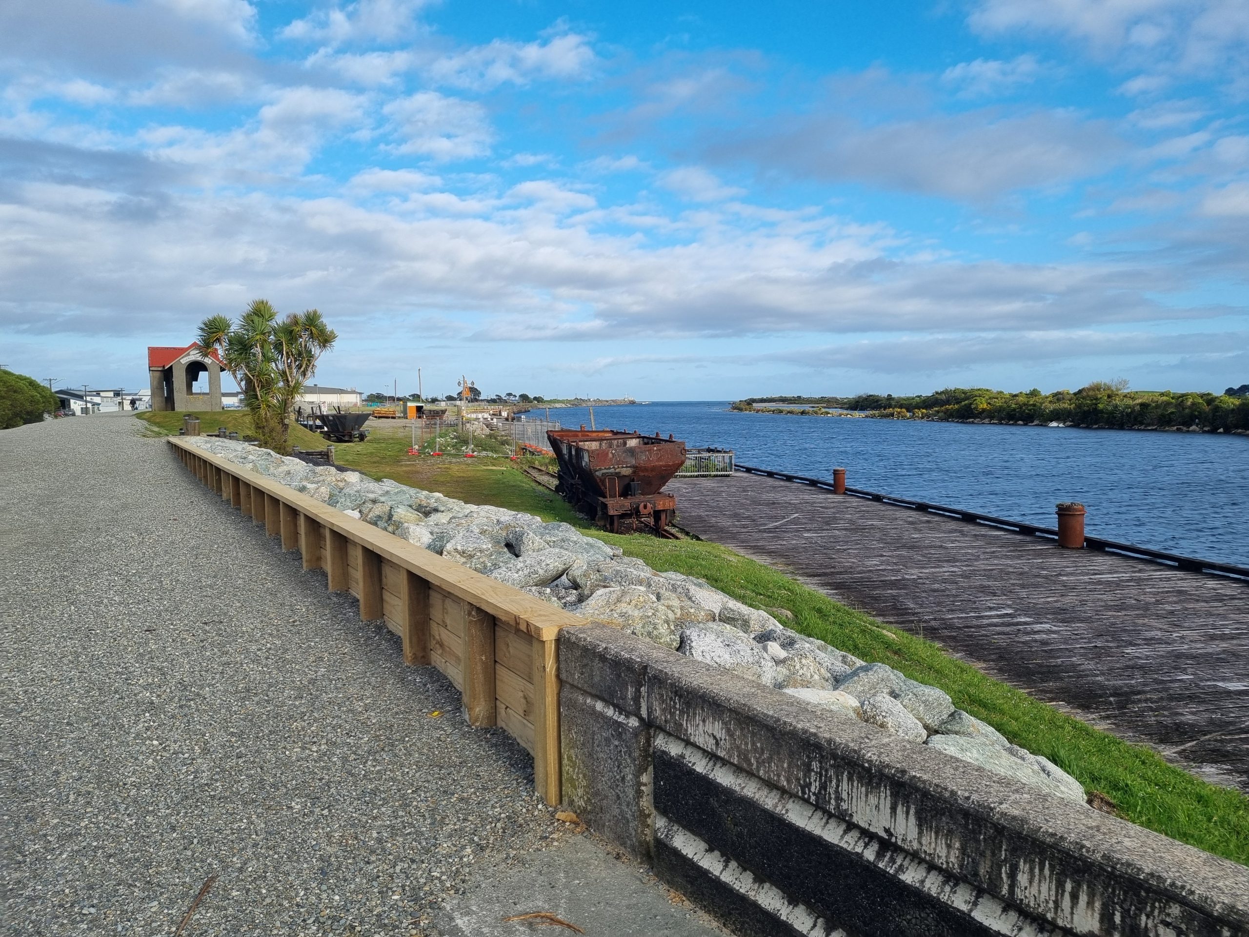 Greymouth Flood Wall Upgrade Project Stages 1 to 5