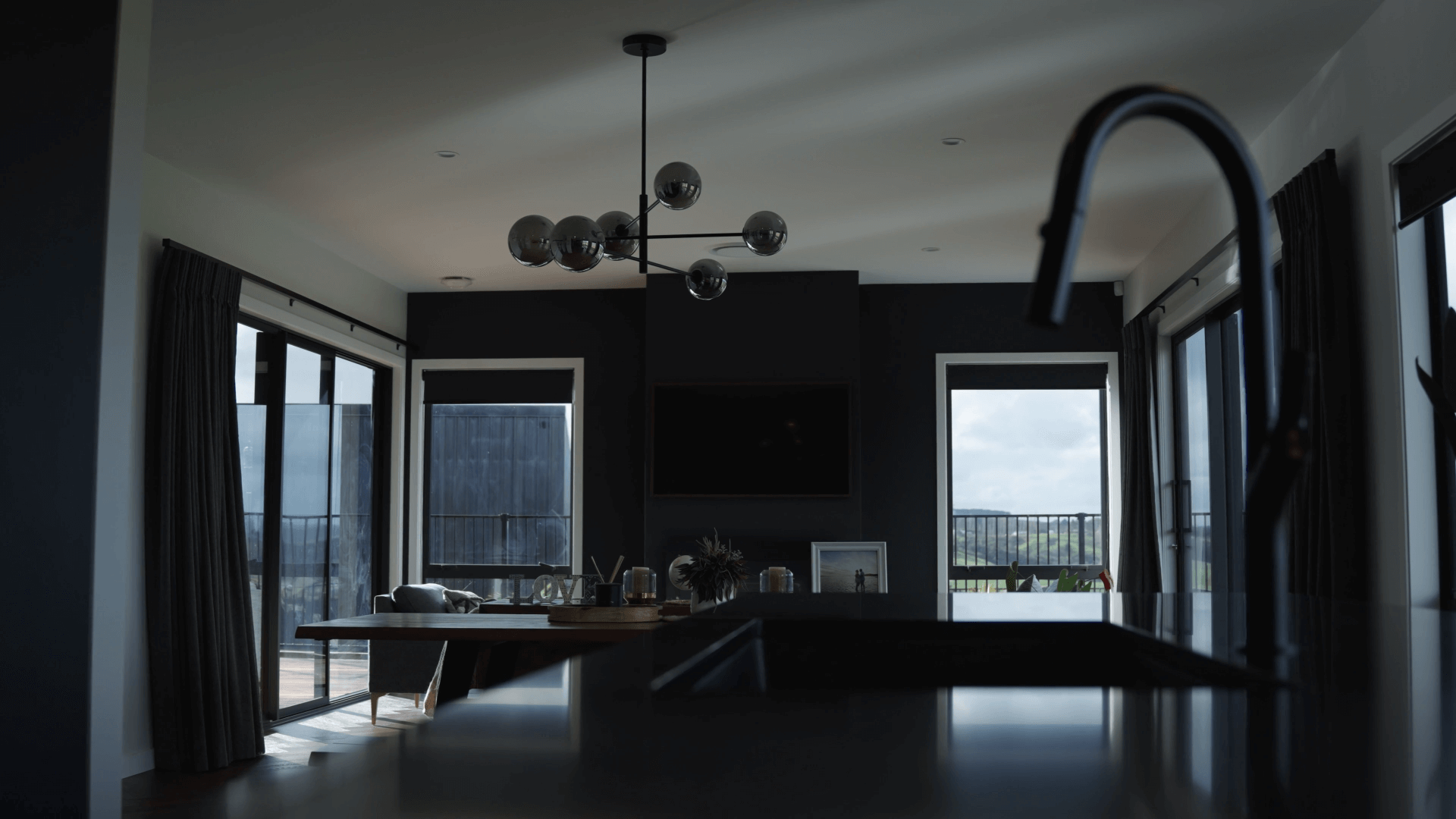 Black and Native Timber Pine Residence