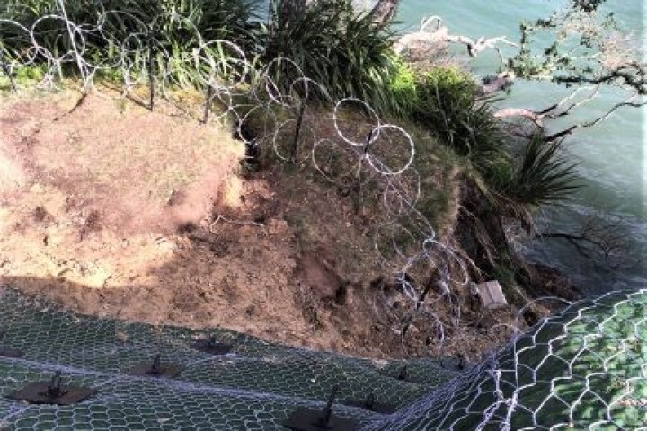 奥克兰海边滑坡紧急抢修工程