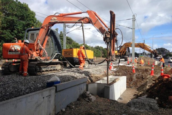 Ellerslie Highway Widening G-Type Pile Foundation