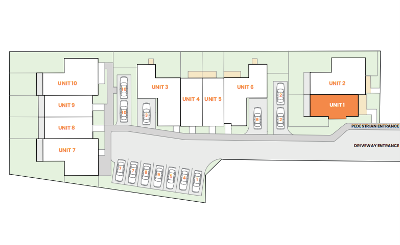 Floor plan · Mangere 10-Unit Residential Development Project