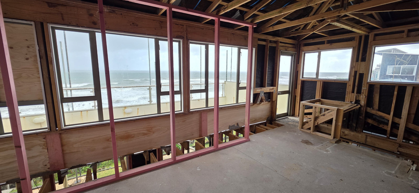 Ōakura Beachfront Residence Major Renovation, Messenger Terrace