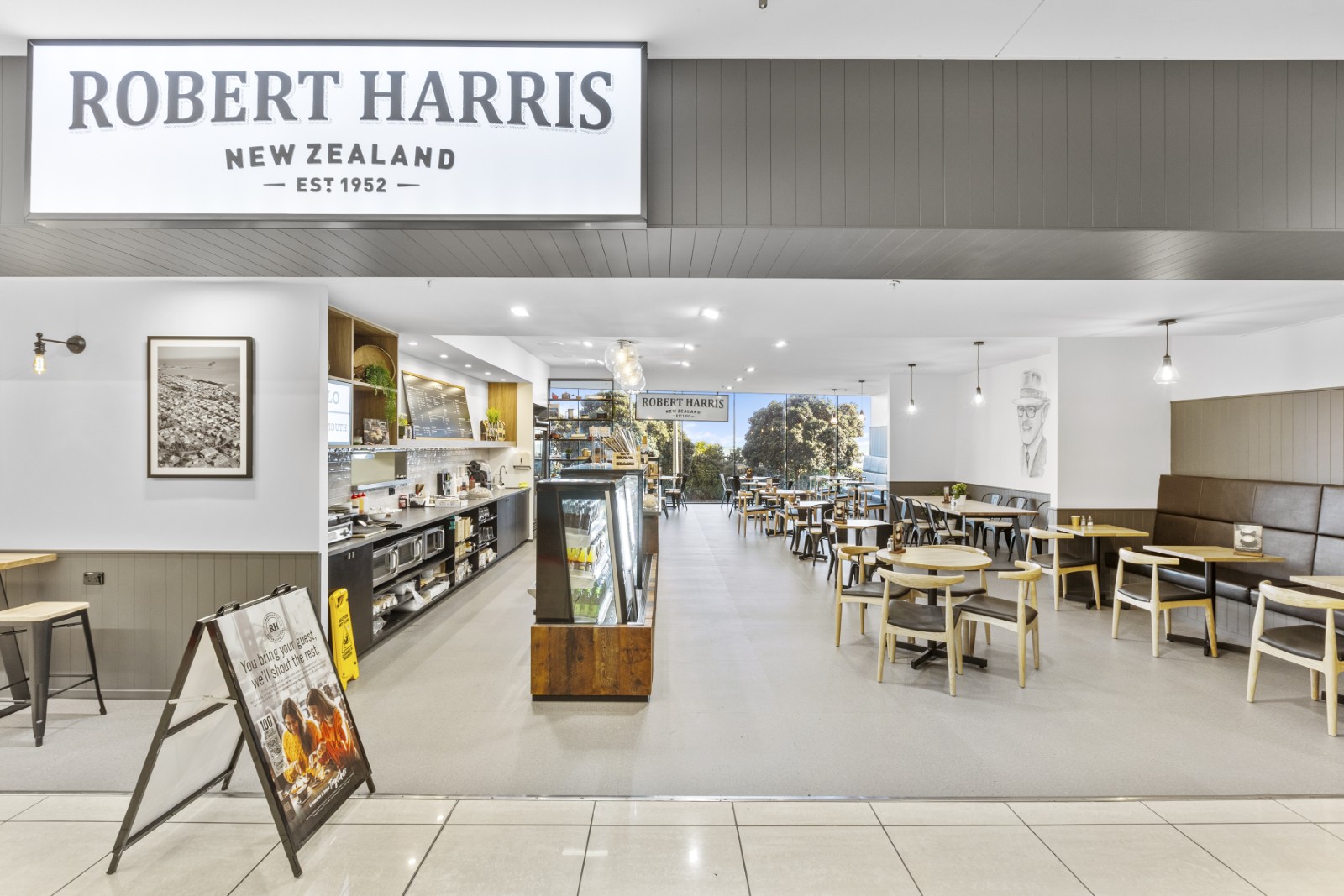 Robert Harris Coffee Shop Interior Fit-Out Project