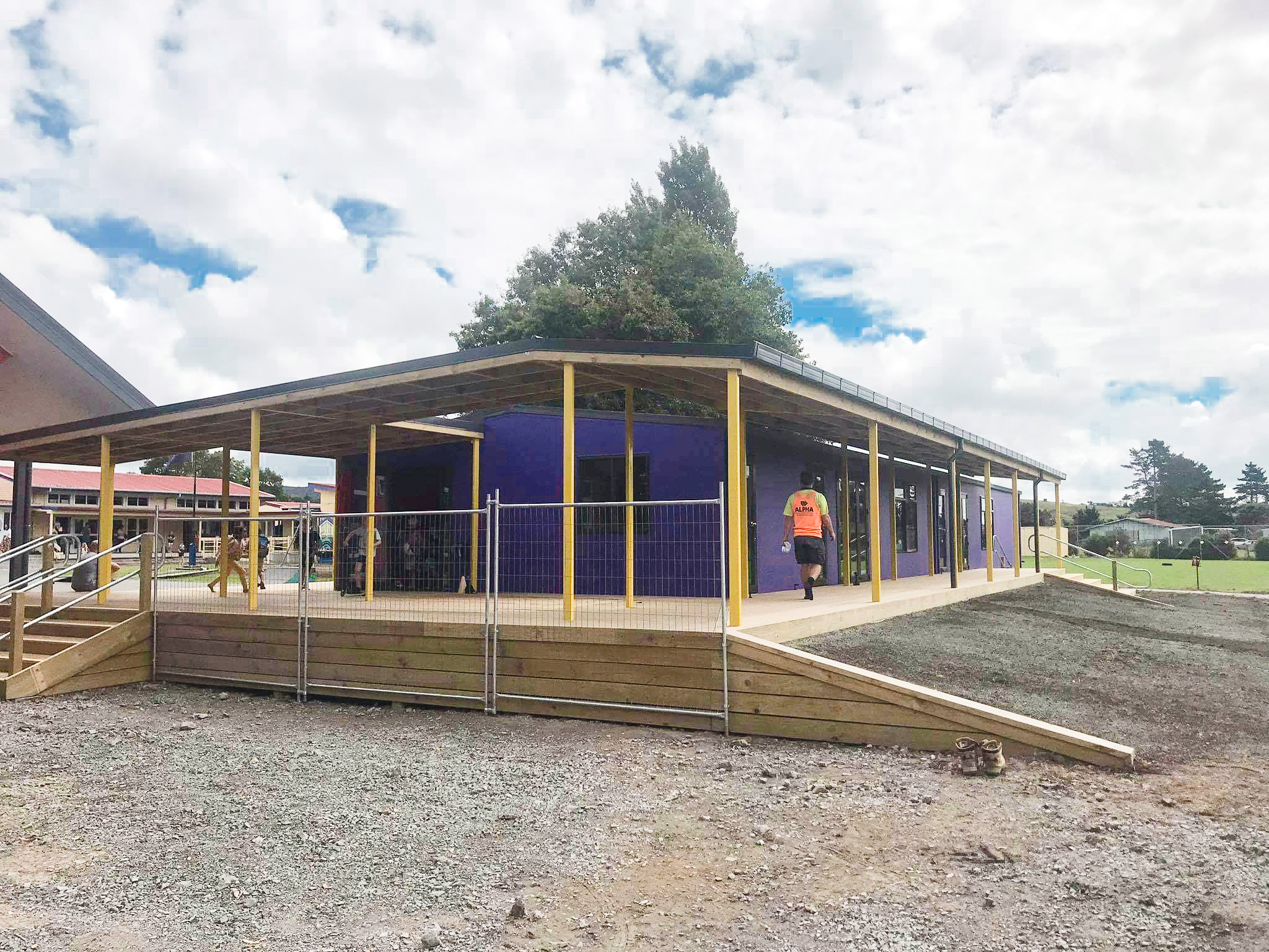Ruakaka 学校临时活动房翻新迁移