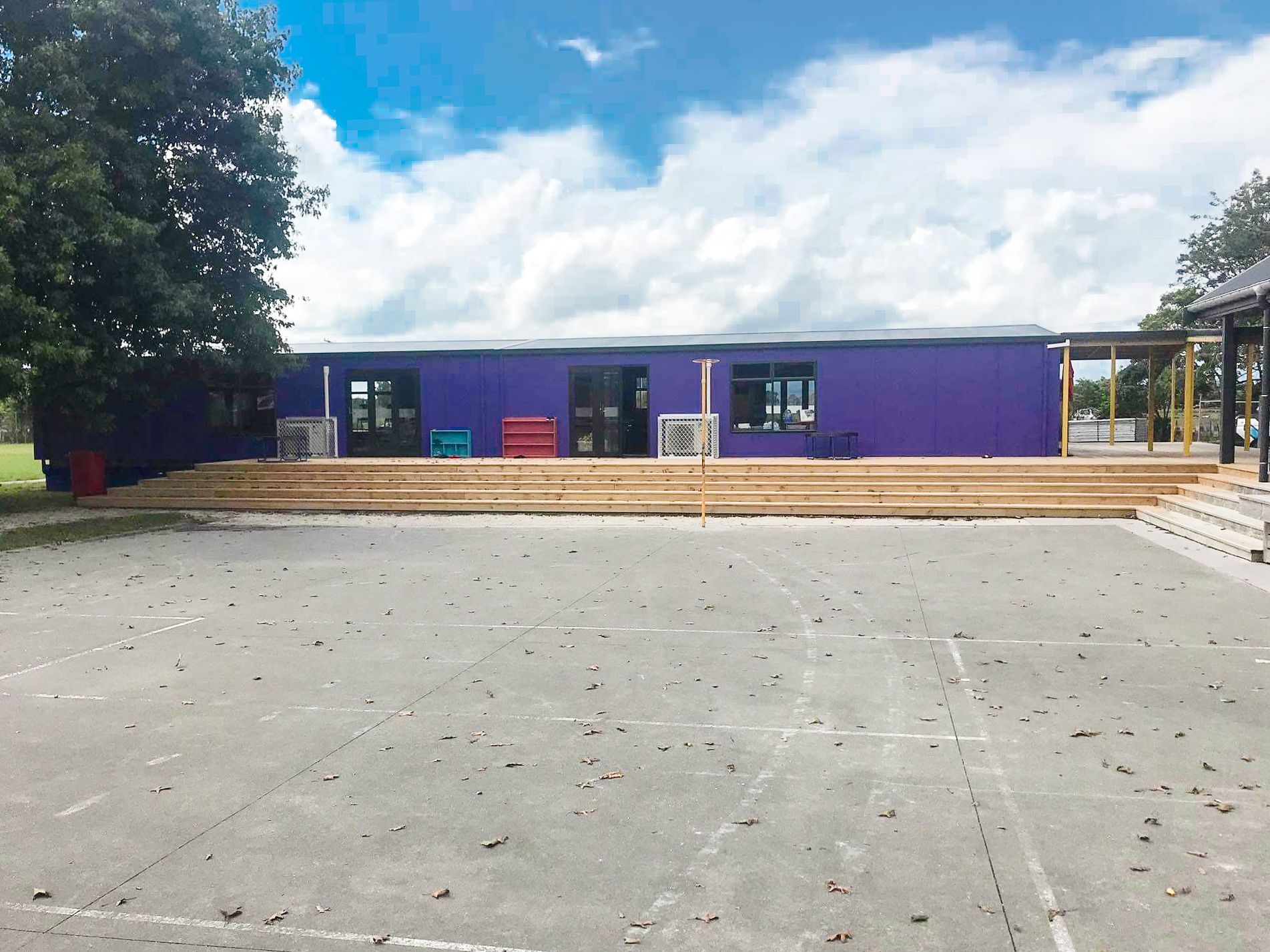 Ruakaka 学校临时活动房翻新迁移