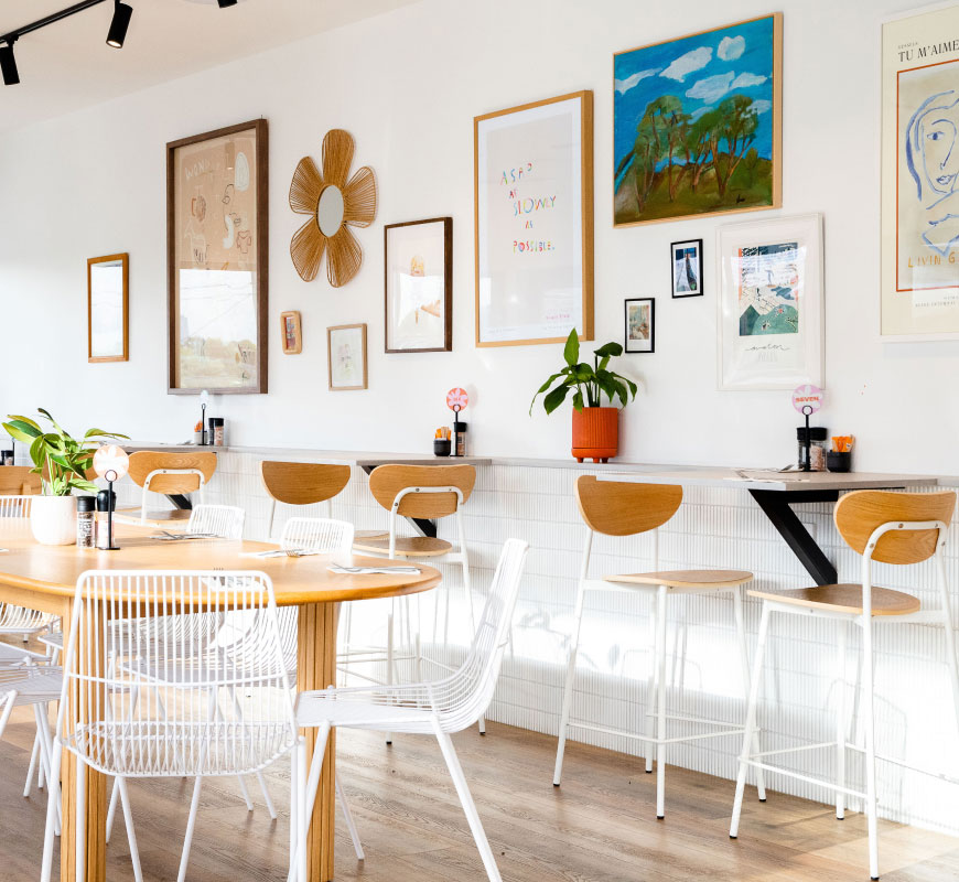 Winston Hills 的 June Cafe 商业装修项目
