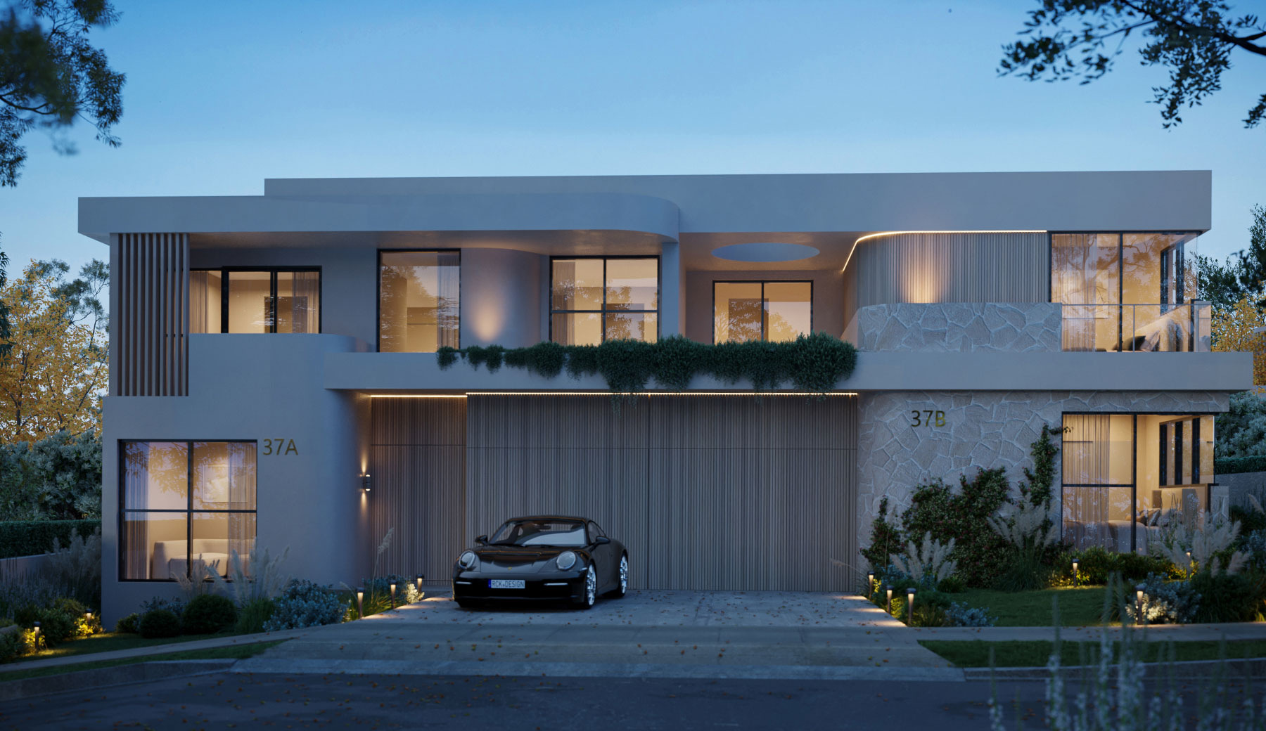 Marsfield 双拼住宅设计