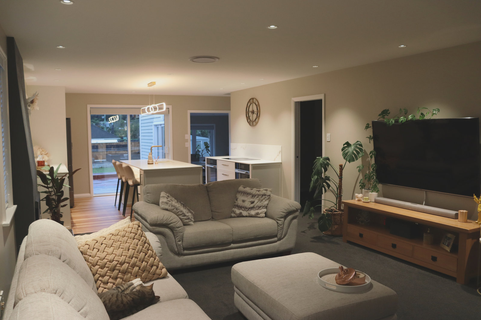 Cramped Kitchen Transformed into Modern Living Space