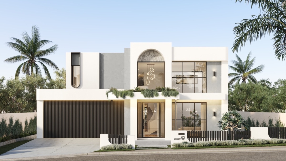 Bonnyrigg Mediterranean-style Double-storey Residence