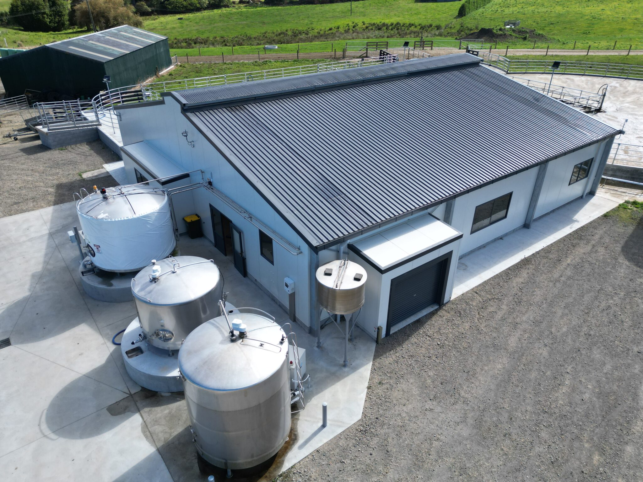 Fraser Trust 50 Position Rotary Dairy Shed, Hawera