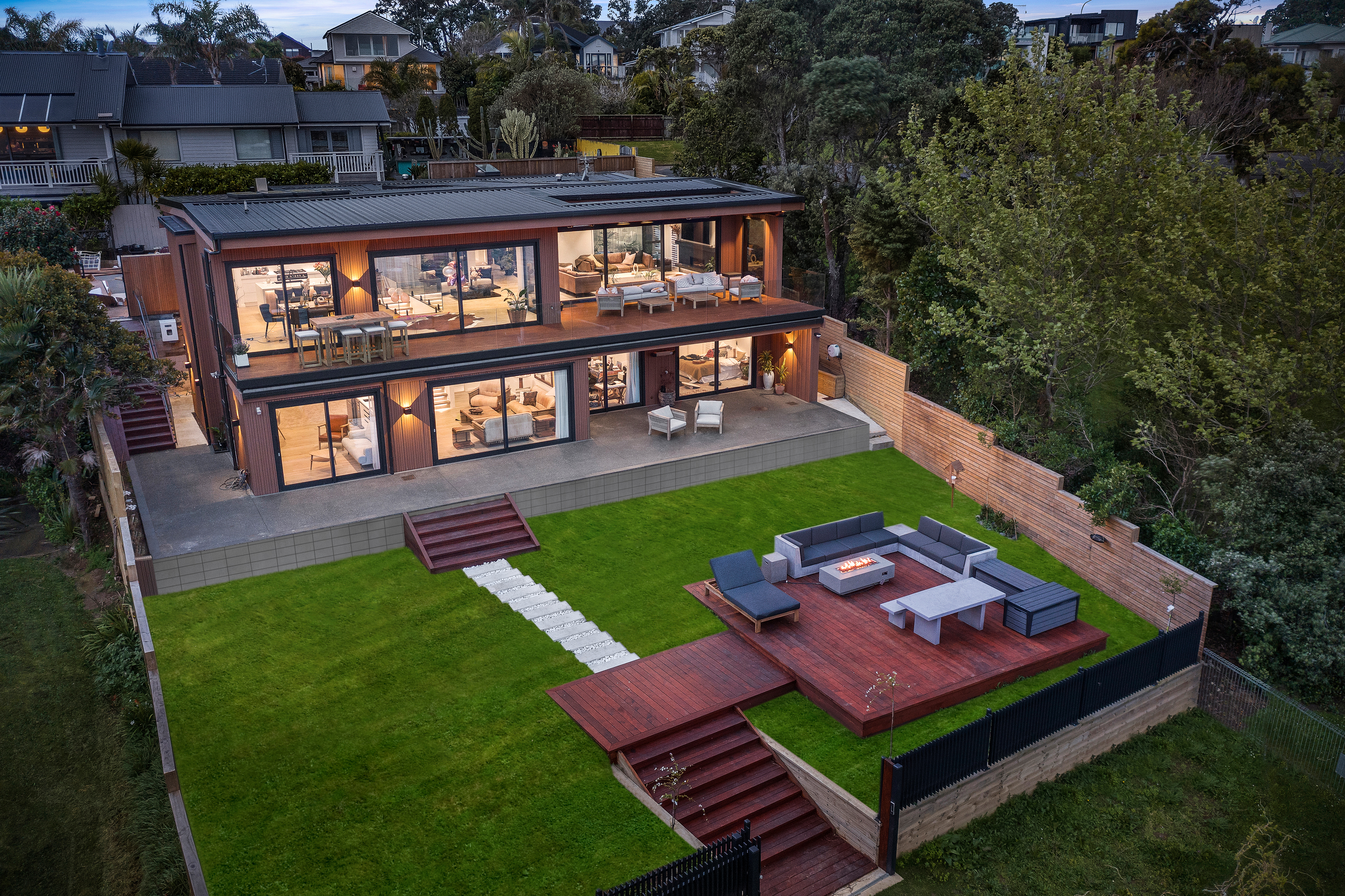 Custom Lakeside Residence at Lake Pupuke, Takapuna