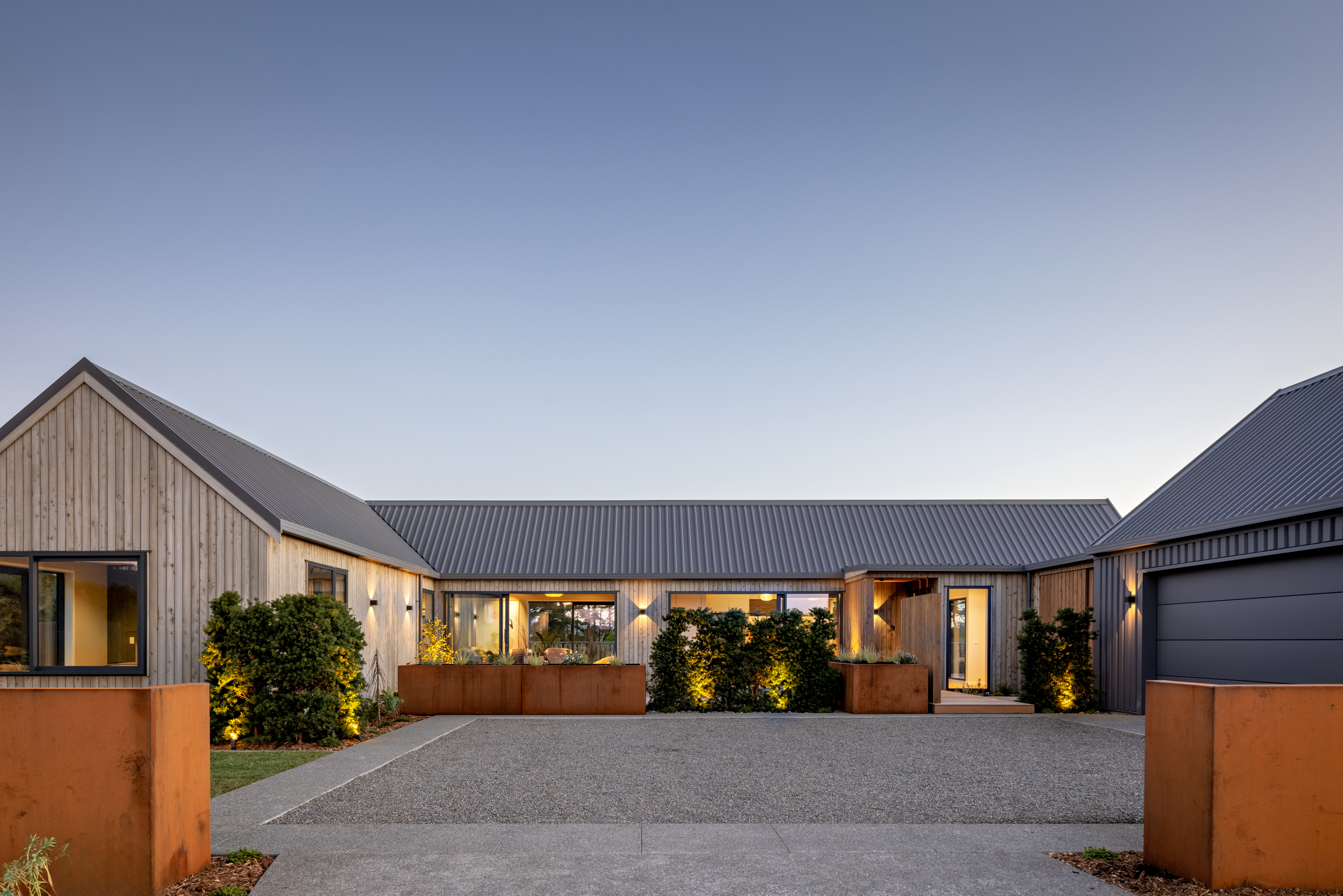 Waikanae Display Home, Courtyard Design