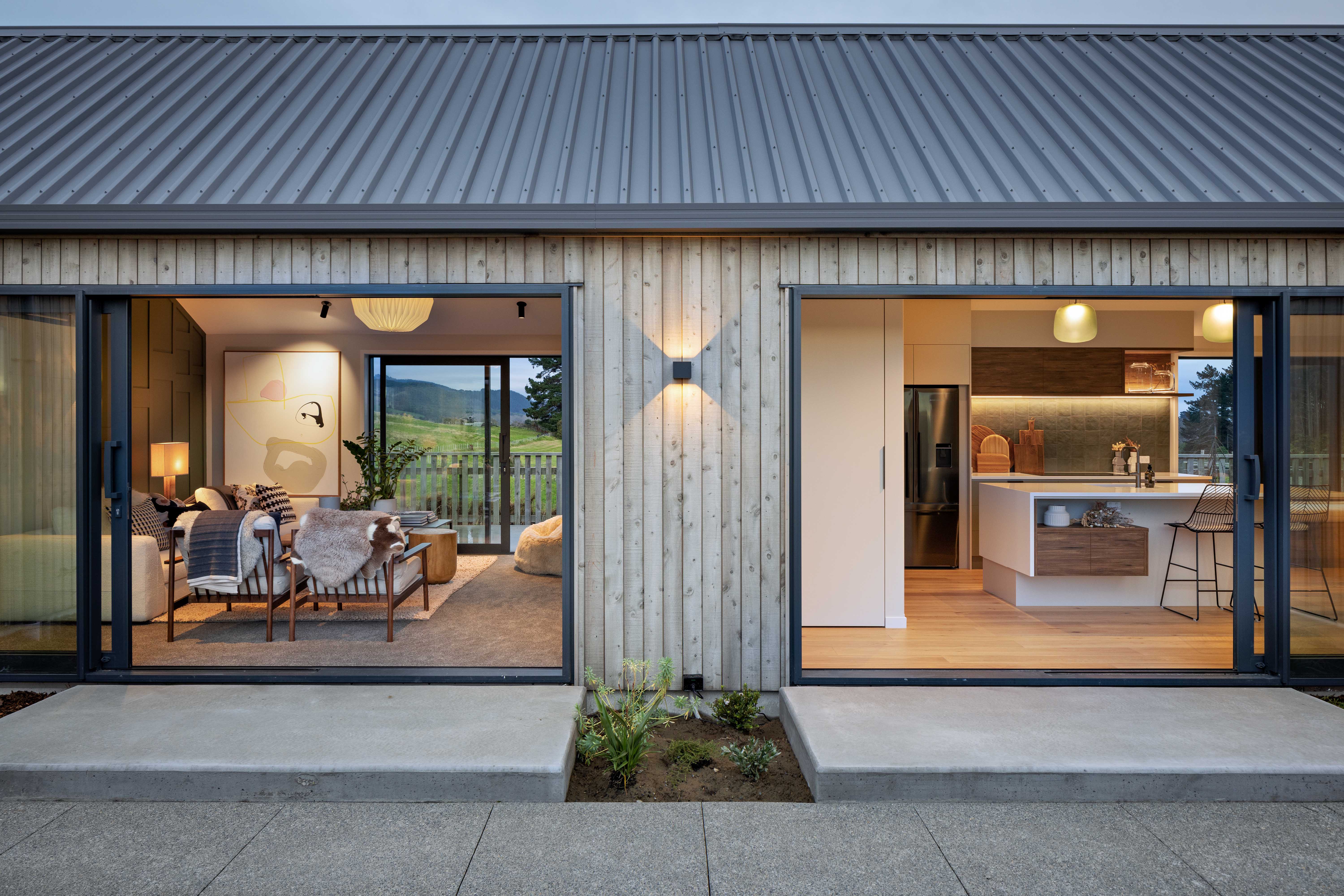 Waikanae Display Home, Courtyard Design