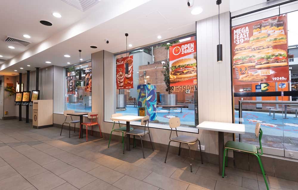 Burwood Hungry Jack's 레스토랑 리노베이션