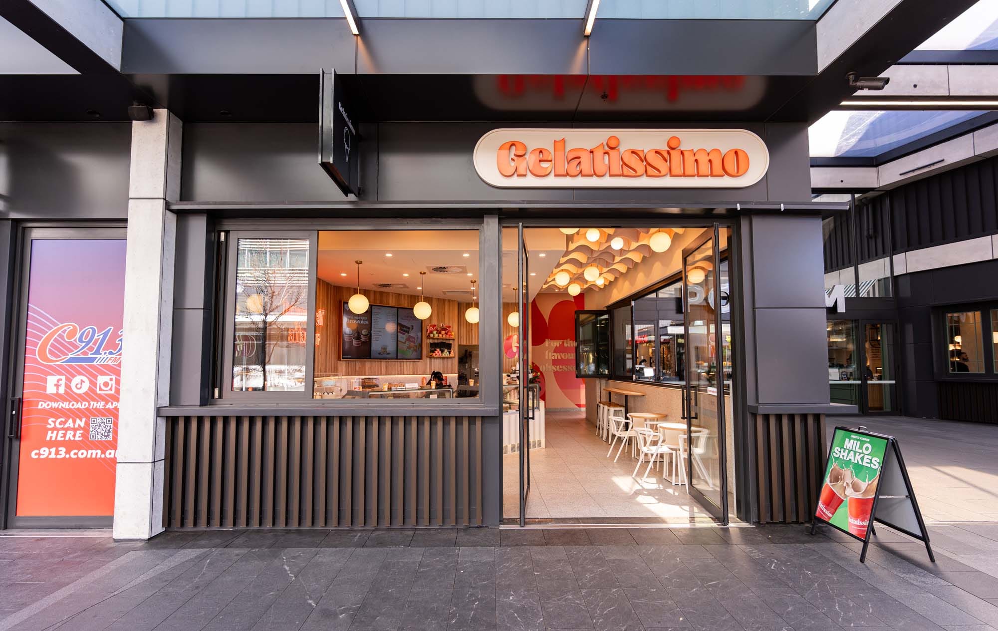 Oran Park Gelatissimo零售店装修项目