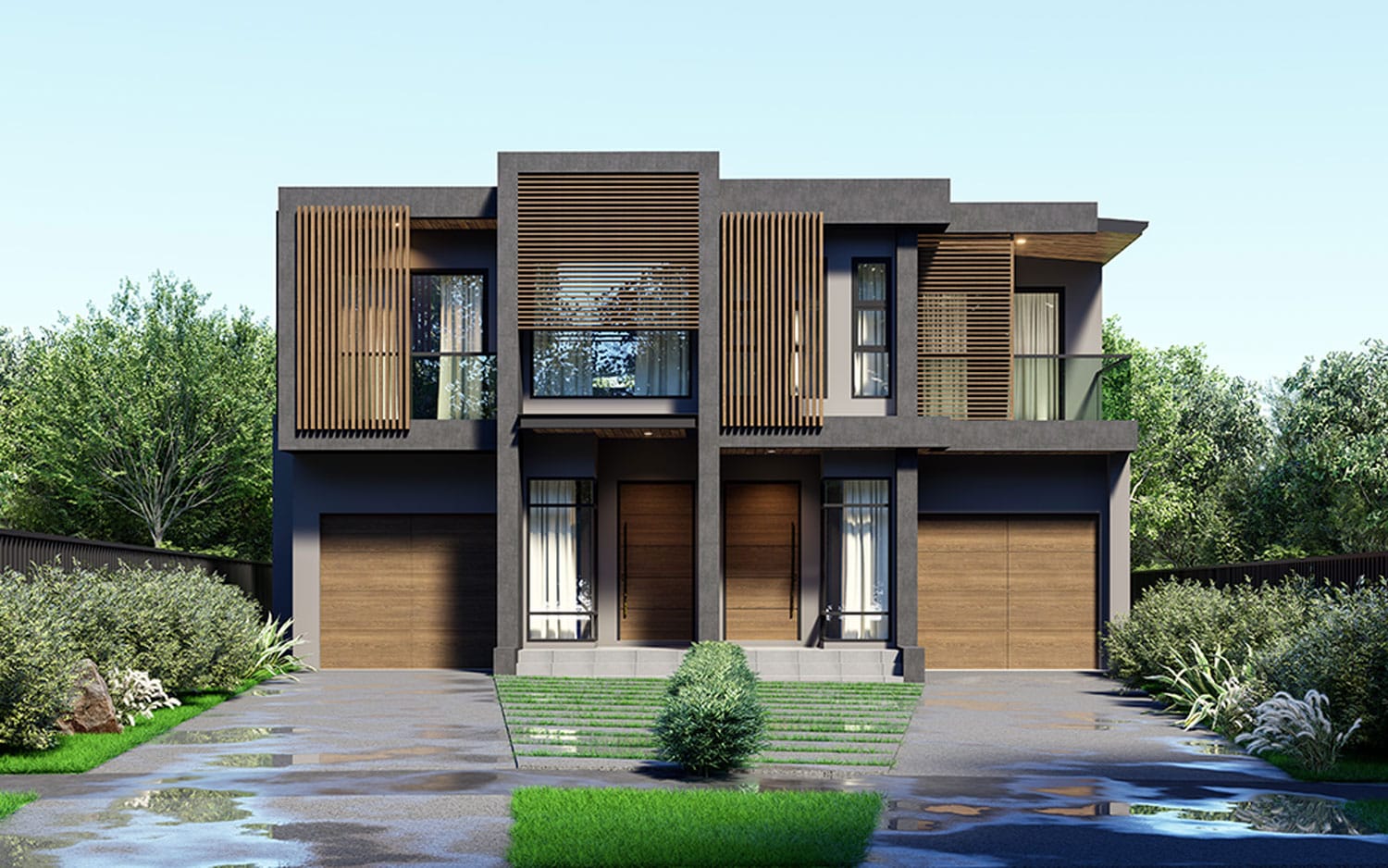 Chester Hill Corner Hatchet Block Duplex