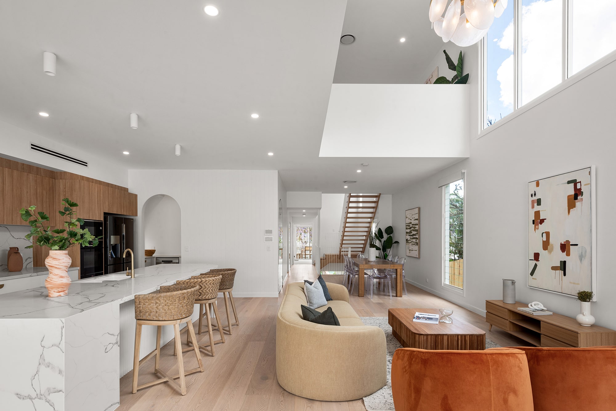 Camp Hill Three-Storey Sloping Site Custom Home