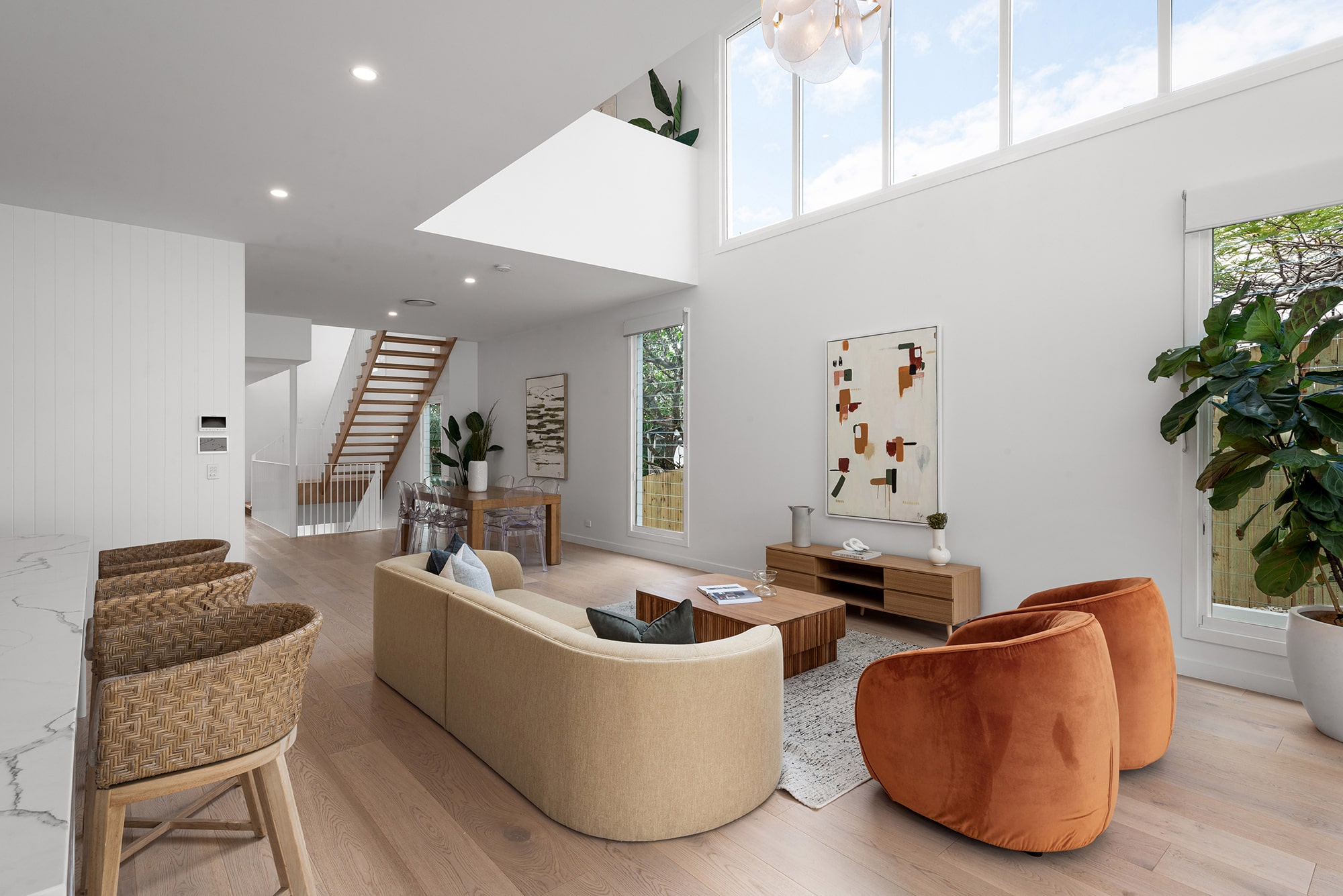 Camp Hill Three-Storey Sloping Site Custom Home