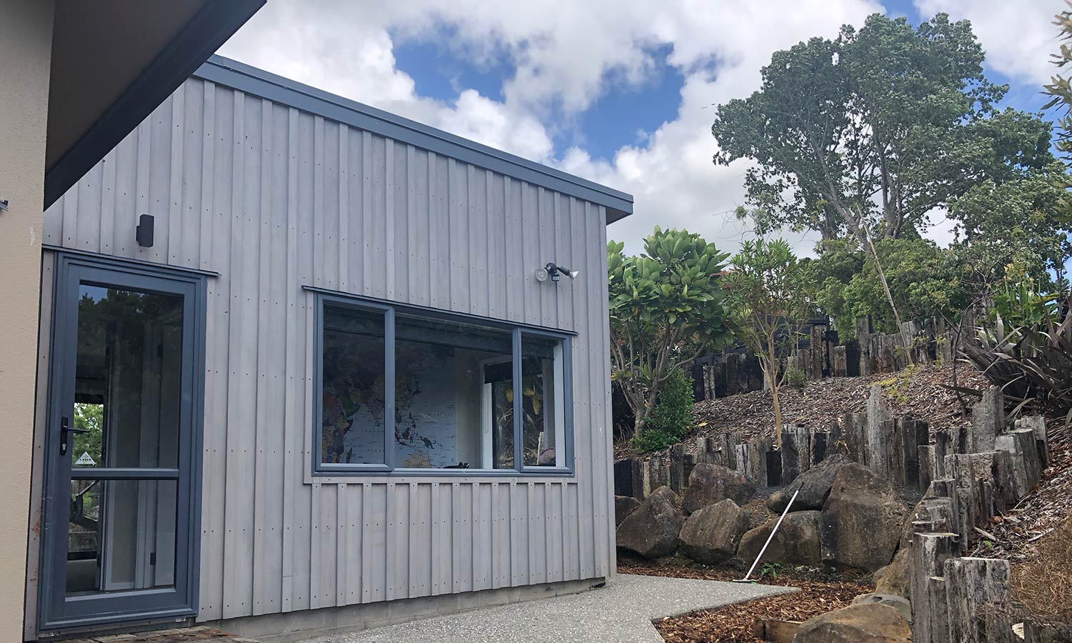 Hunua garage conversion to main bedroom suite